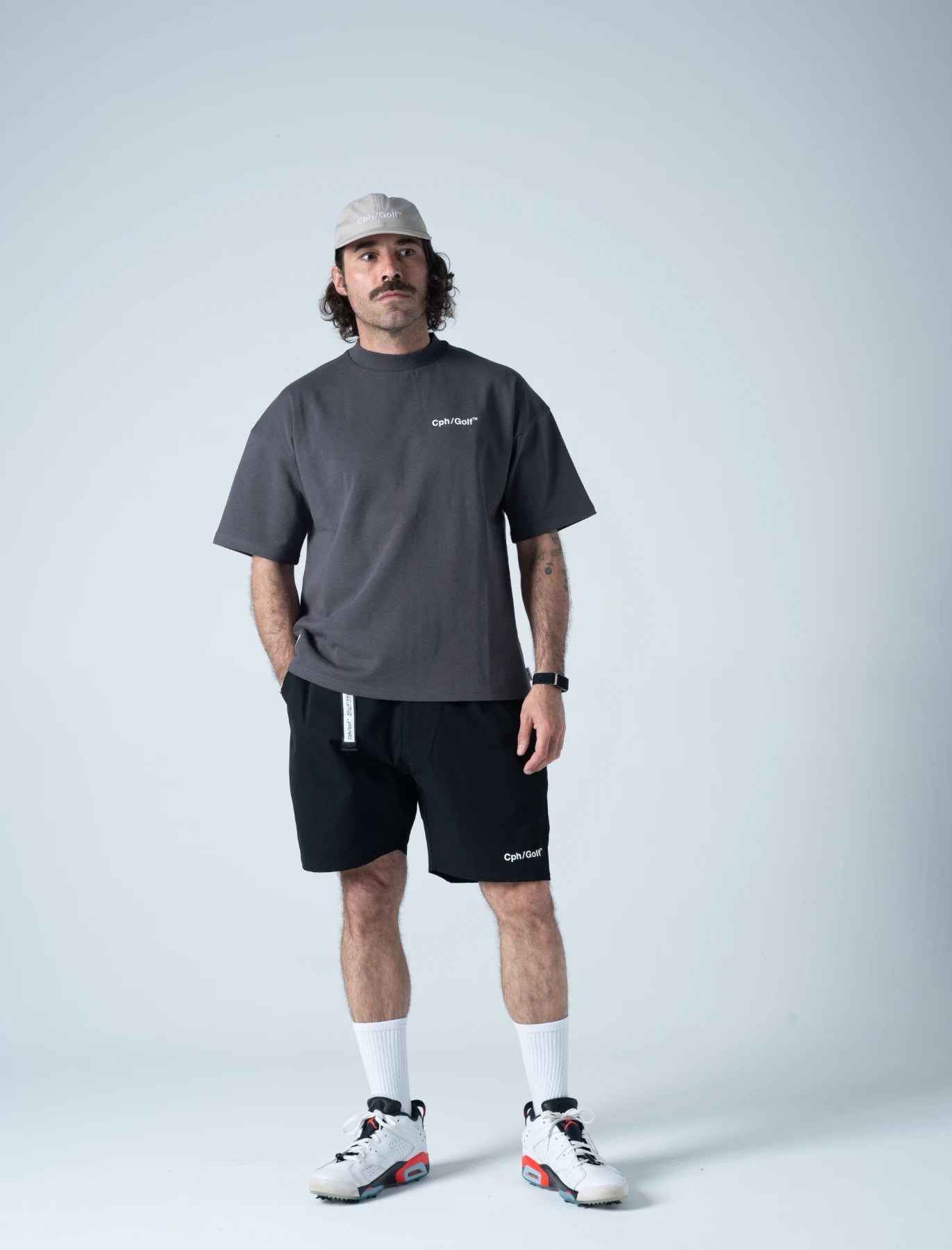 GENTLEMAN HALF MOCK NECK TEE – Cph/Golf™︎