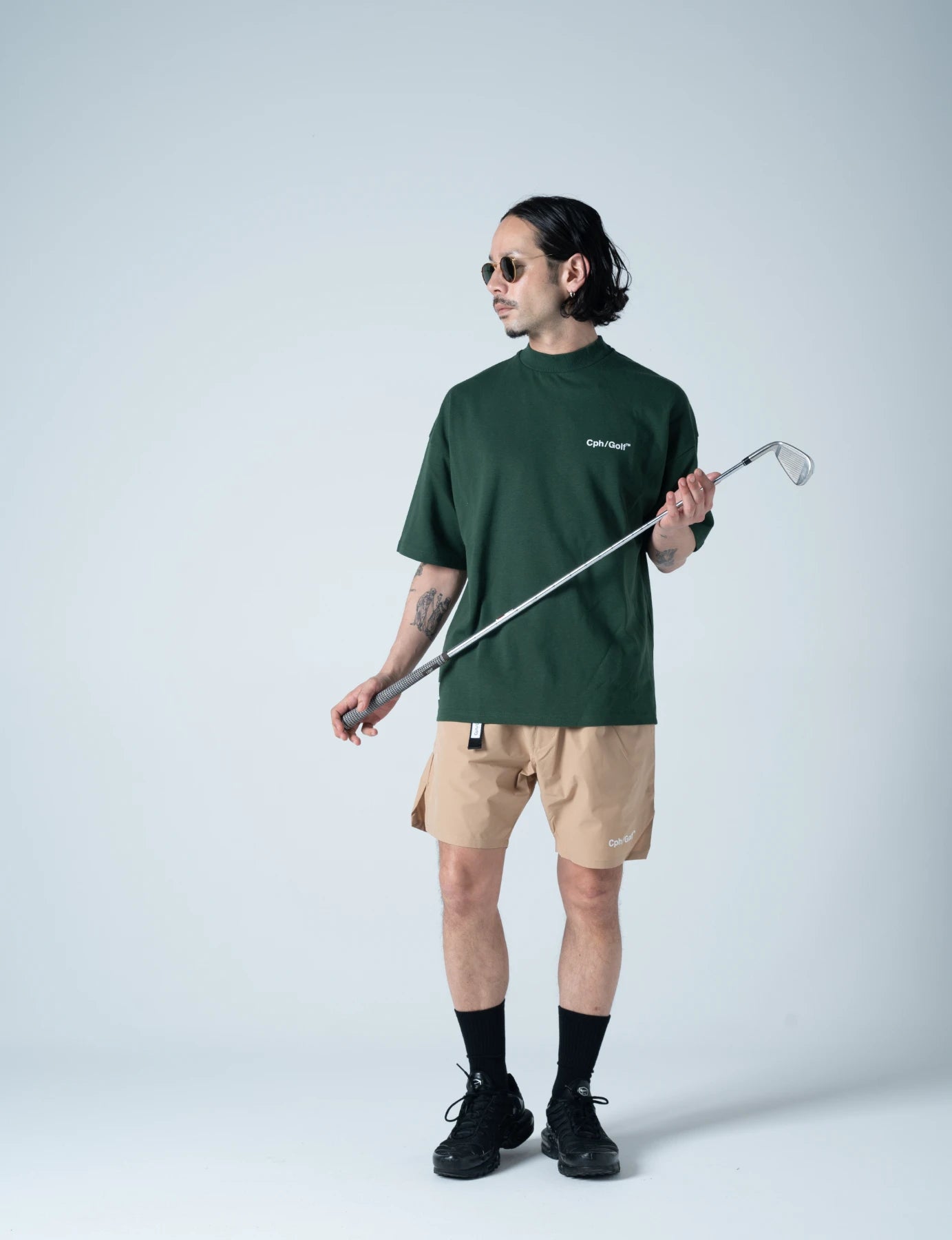 GENTLEMAN HALF MOCK NECK TEE – Cph/Golf™︎