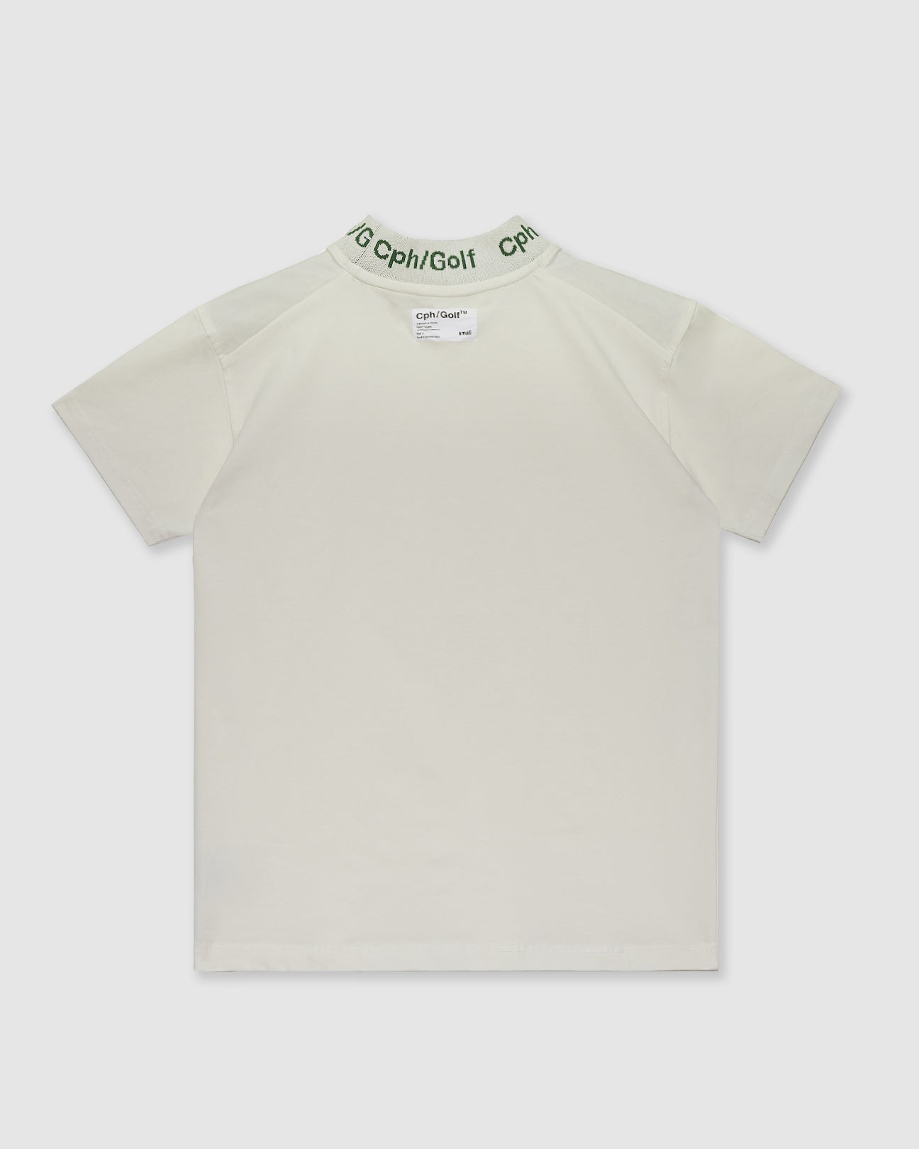 JACQUARD MOCK S/S TEE - WHITE - – Captains Helm Golf