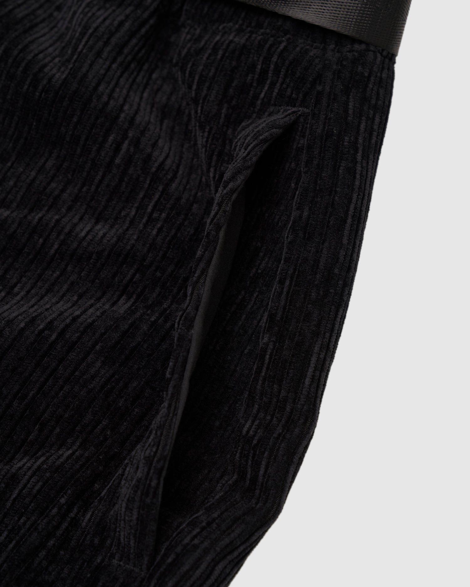 ADJUSTABLE CORDUROY SHORTS - BLACK - – Cph/Golf™︎