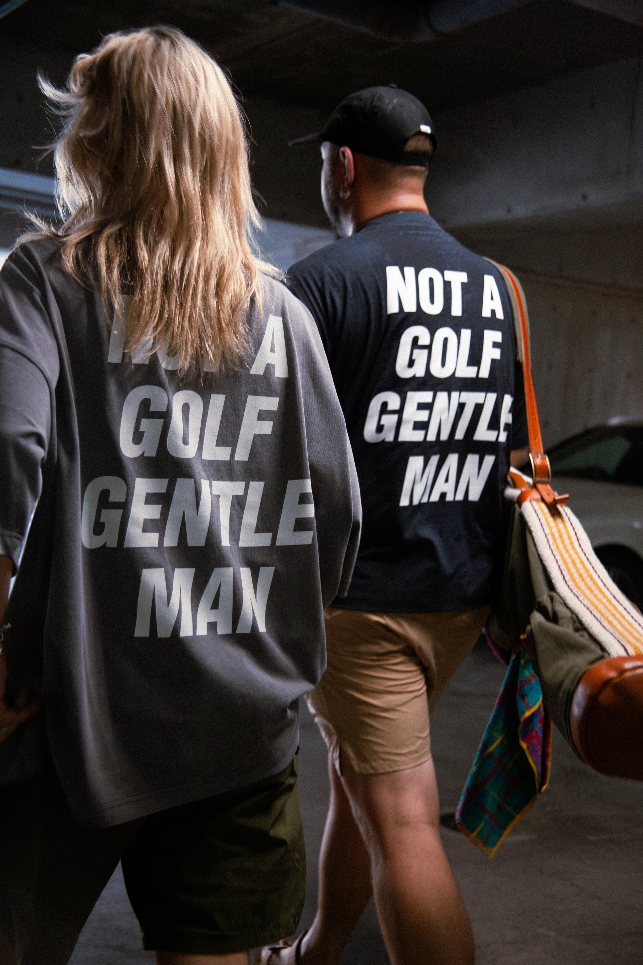 Cph/Golf SHELTEC ポケット付き ロングスリーブ モックネックBK SHELTECH × Cph Golf #FRONT POCKET GENTLEMAN MOCK NECK TEE