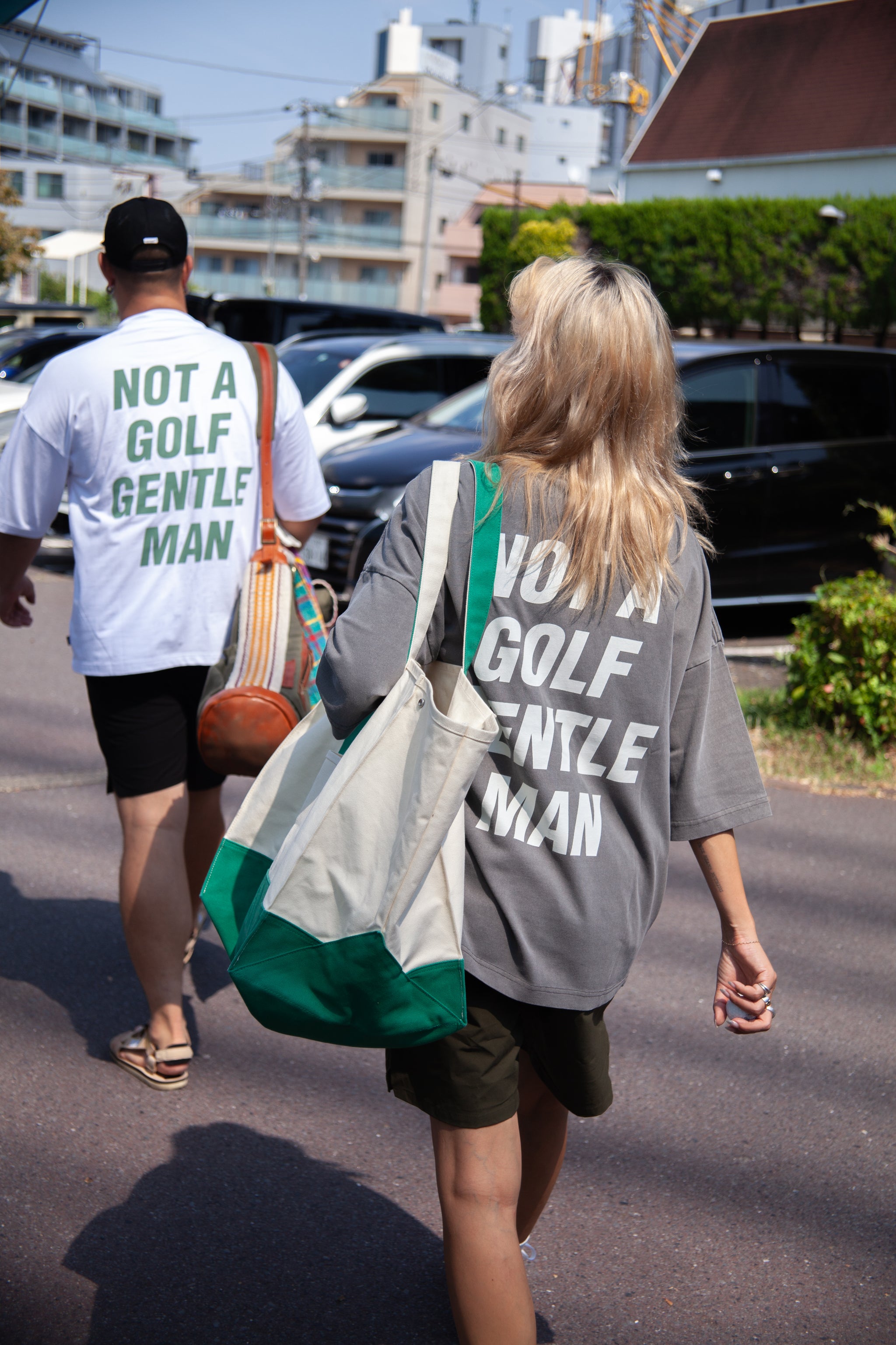 SHELTECH × Cph Golf #FRONT POCKET GENTLEMAN MOCK NECK TEE