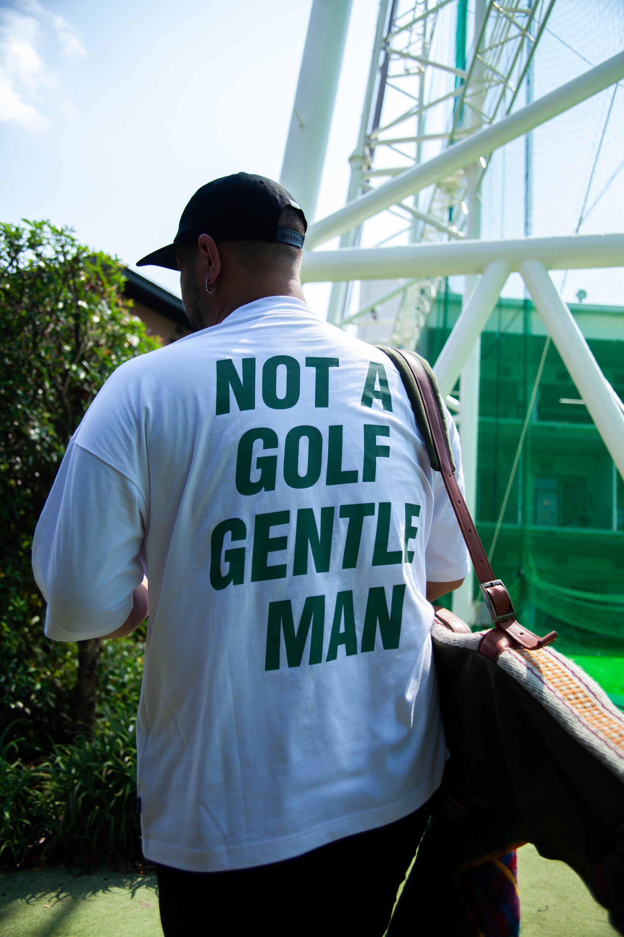 Cph/Golf™ モックネックTシャツ #GENTLEMAN GENTLEMAN HALF MOCK NECK TEE BLACK – Cph/Golf™︎