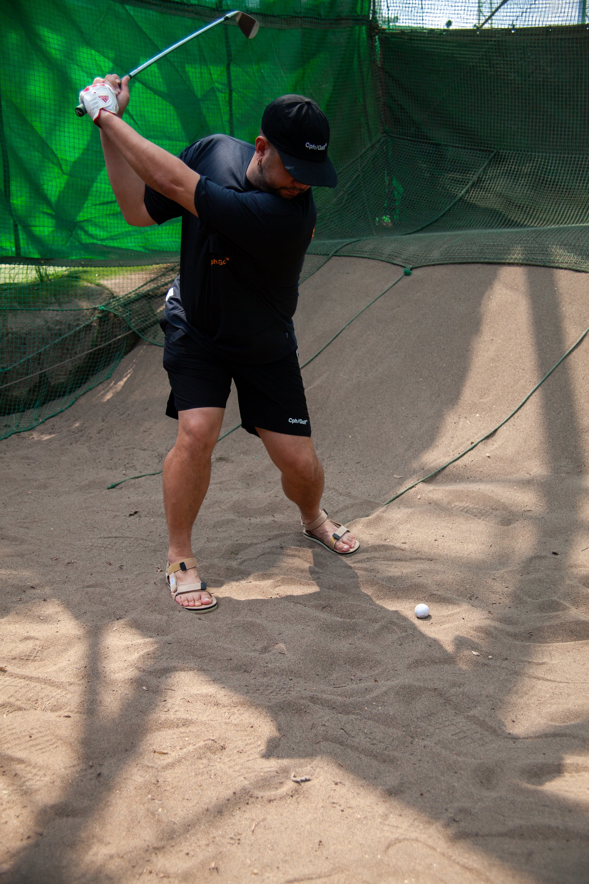 SIDE SLIT ADJUSTABLE SHORTS BLACK – Cph/Golf™︎