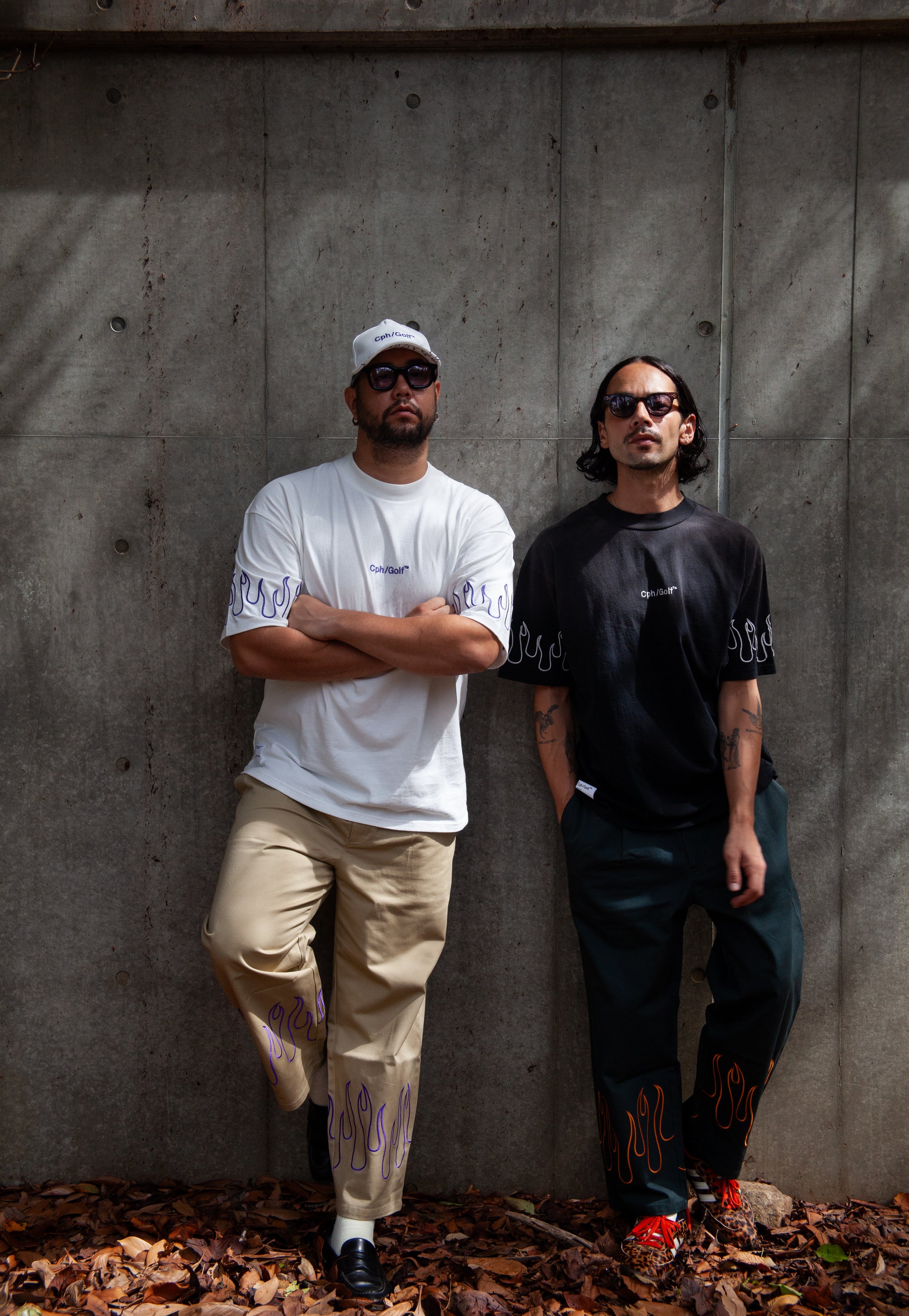 cph/golf ファイヤースリーブ モックネックTシャツ ホワイトM FIRE SLEEVE SS MOCK NECK TEE WHITE – Cph/Golf™︎