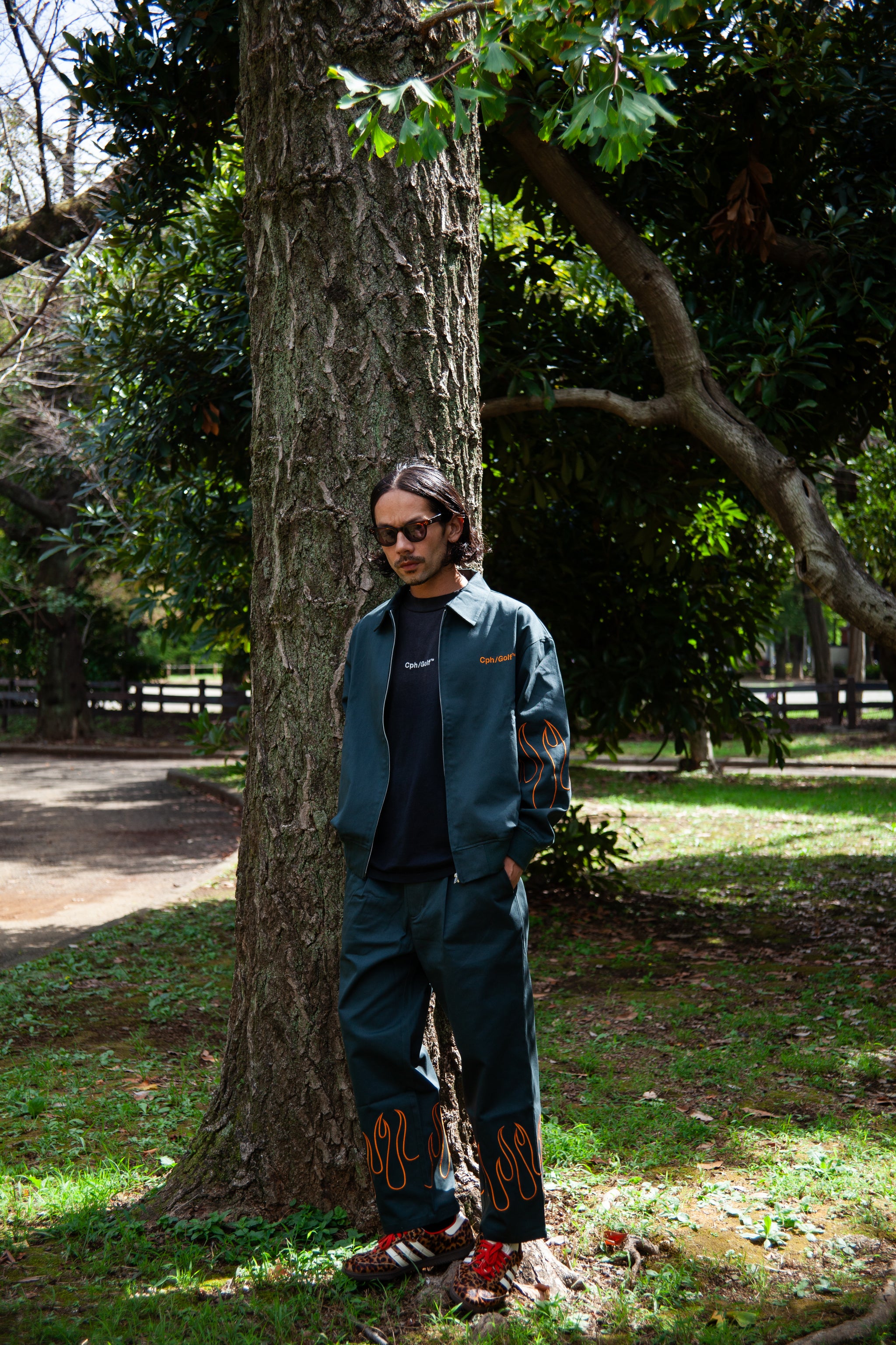 cph/golf ファイヤースリーブ モックネックTシャツ ブラックM cph/golf ファイヤースリーブ モックネックTシャツ ブラックM - メルカリ