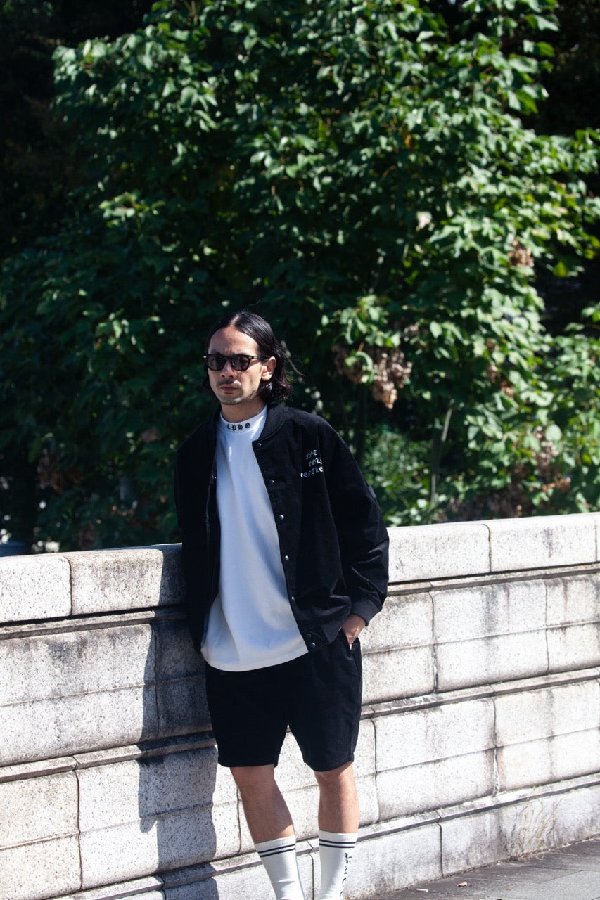 cph/golf OLD ENGLISH LOGO SS モックネックホワイトM OLD ENGLISH LOGO SS MOCK NECK TEE OFF WHITE – Cph/Golf™︎
