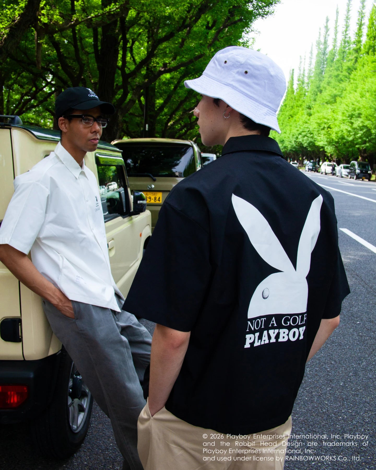 WOMEN]PLAYBOY×Cph/Golf BUNNY LOGO RIP STOP SHIRT – Cph/Golf™︎