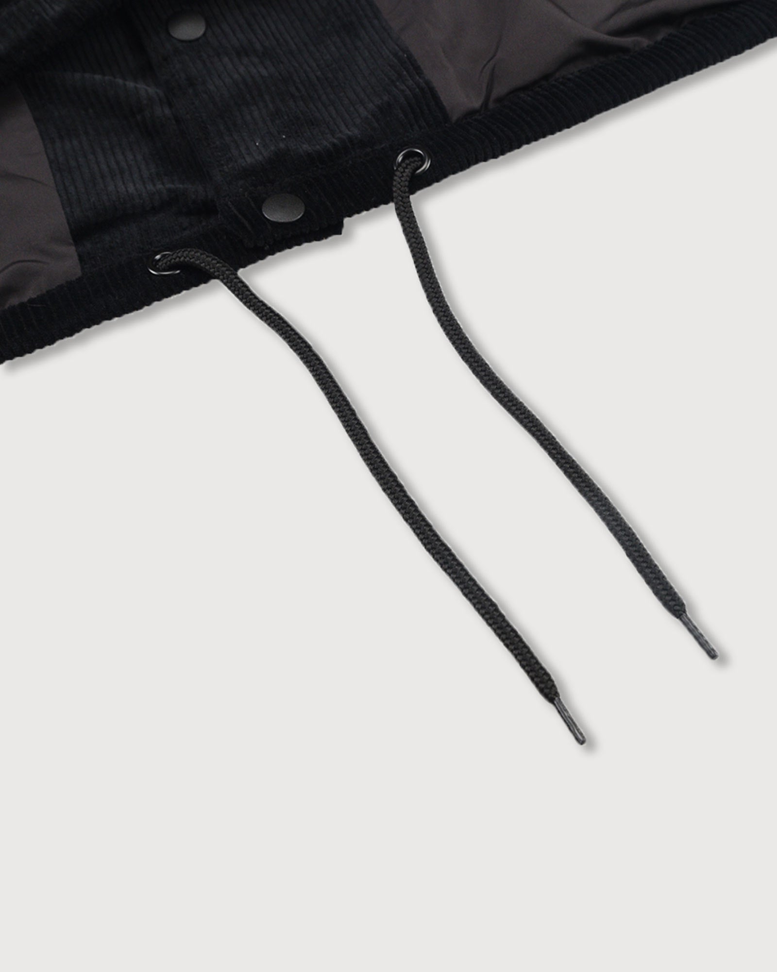 GENTLEMAN CORDUROY COACH JACKET - BLACK - – Cph/Golf™︎