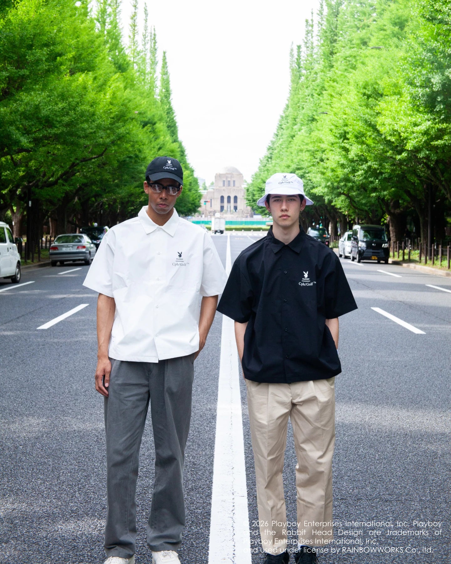 WOMEN]PLAYBOY×Cph/Golf BUNNY LOGO RIP STOP SHIRT – Cph/Golf™︎