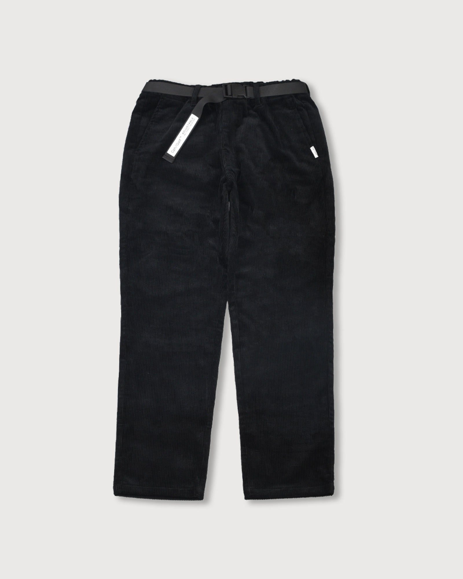 CPH/GOLF コットンコーデュロイパンツ ADJUSTABLE CORDUROY PANTS - BLACK - – Cph/Golf™︎