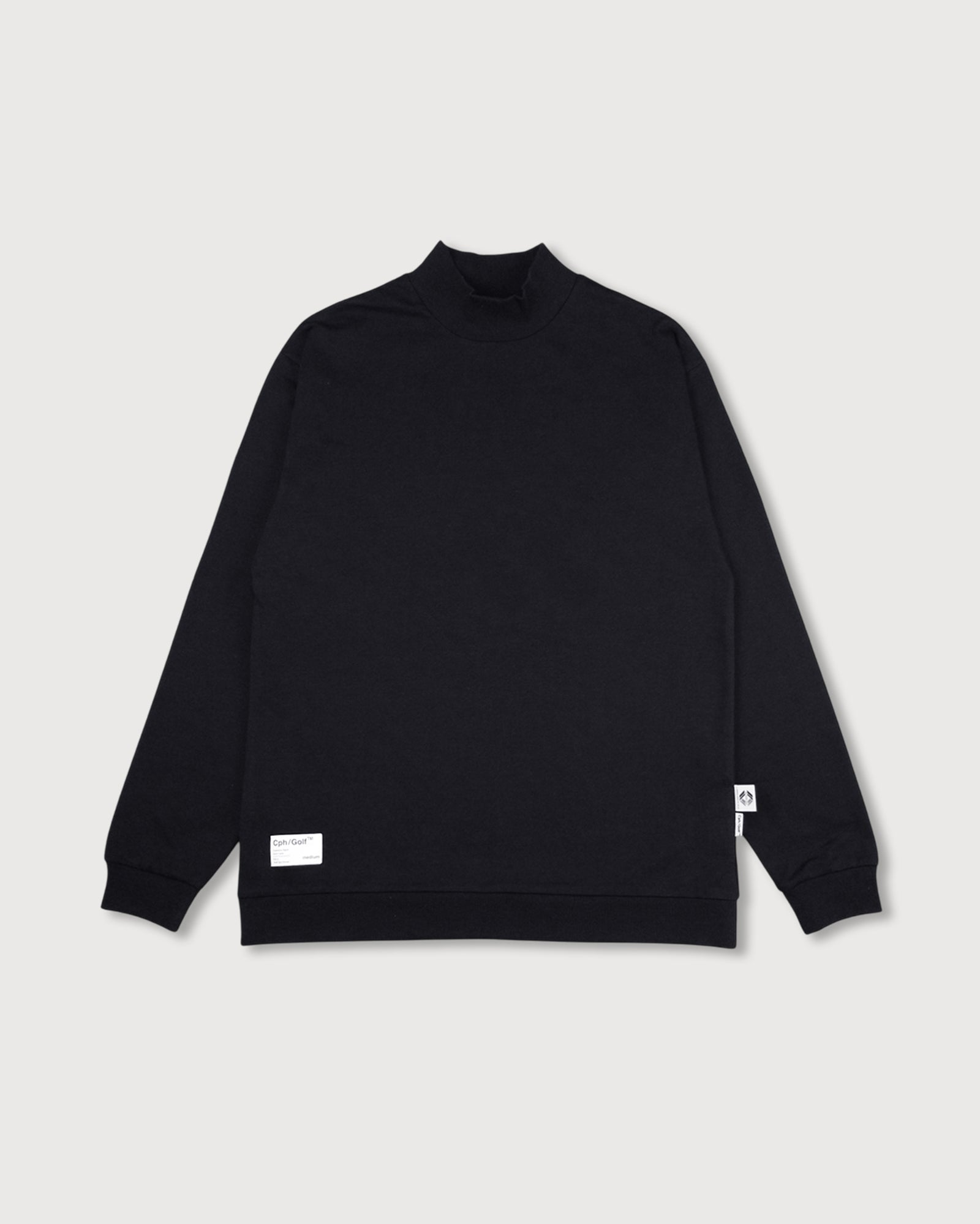 Cph Golf SIDE HALF ZIP MOCK NECK TEE 新品 Big-Tall-Eco-Textured-Hexagon-