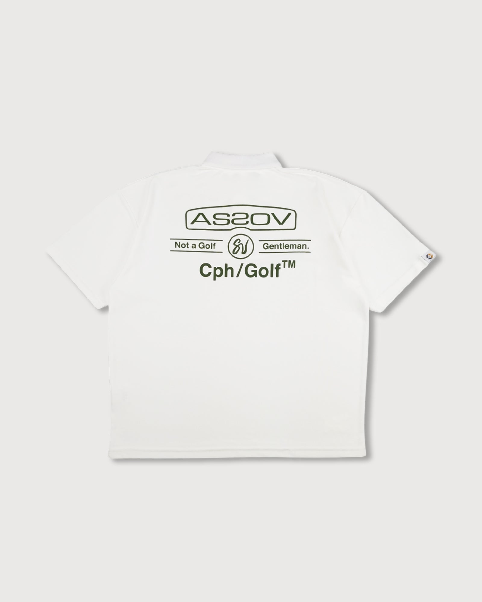 AS2OV×Cph/Golf™ オーバーサイズTシャツ ホワイト AS2OV×Cph/Golf™ オーバーサイズTシャツ ホワイト