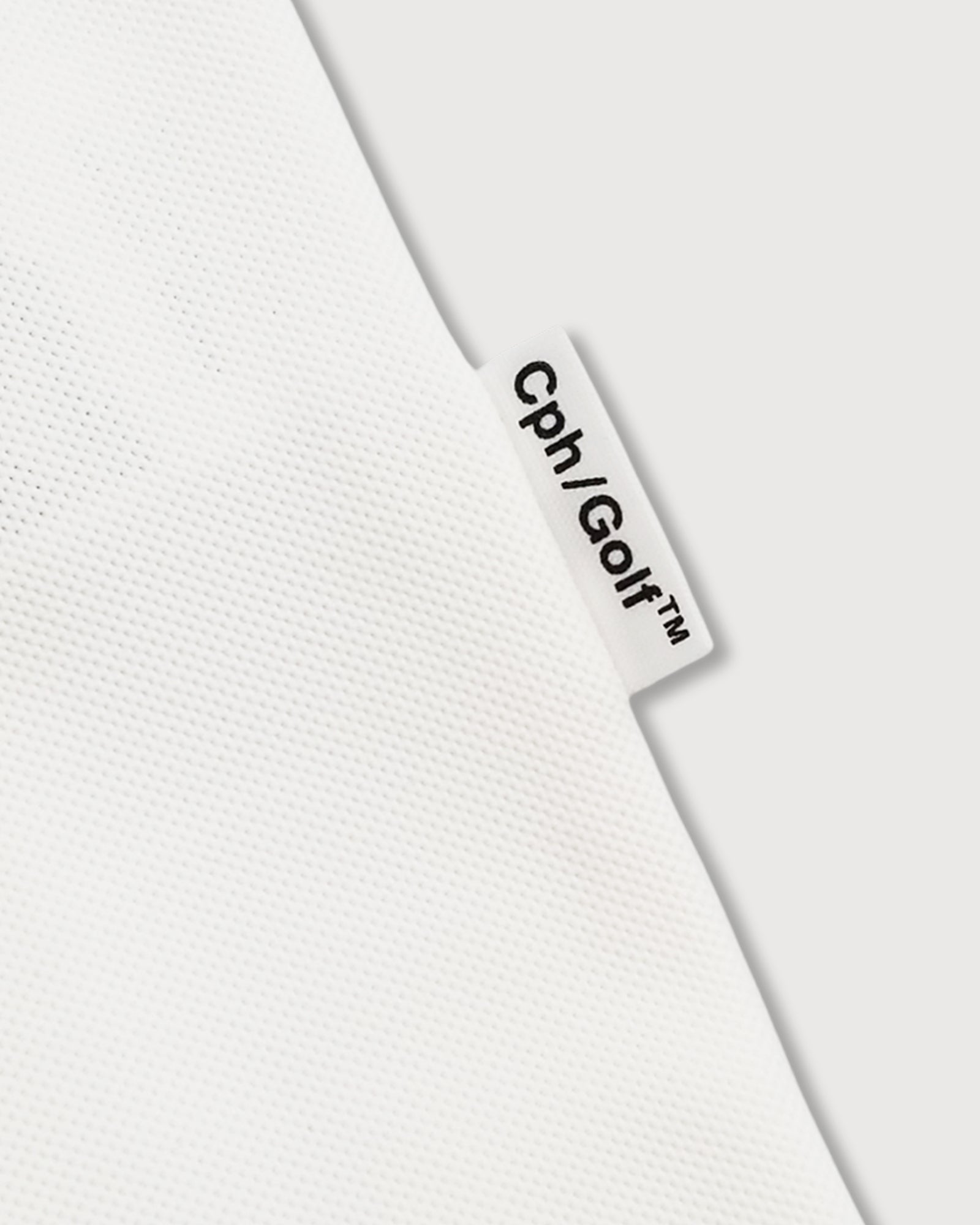 AS2OV × Cph/Golf™ #OVERSIZED S/S POLO - WHITE - – Cph/Golf™︎