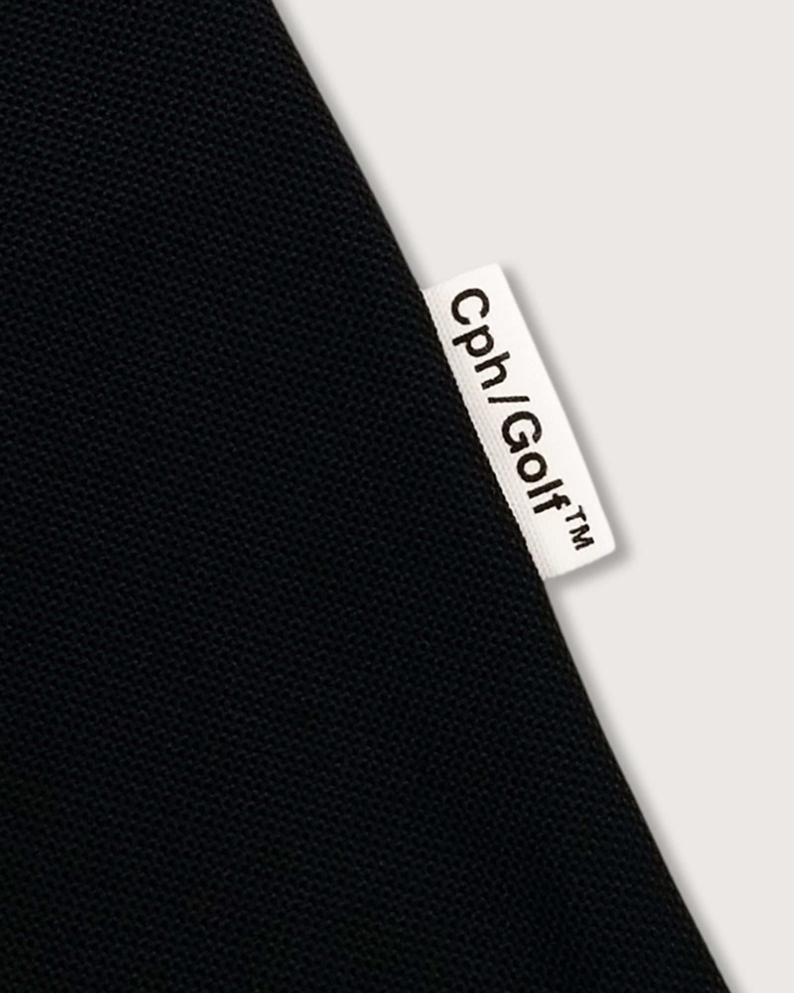 AS2OV × Cph/Golf™ #OVERSIZED S/S POLO - BLACK - – Cph/Golf™︎