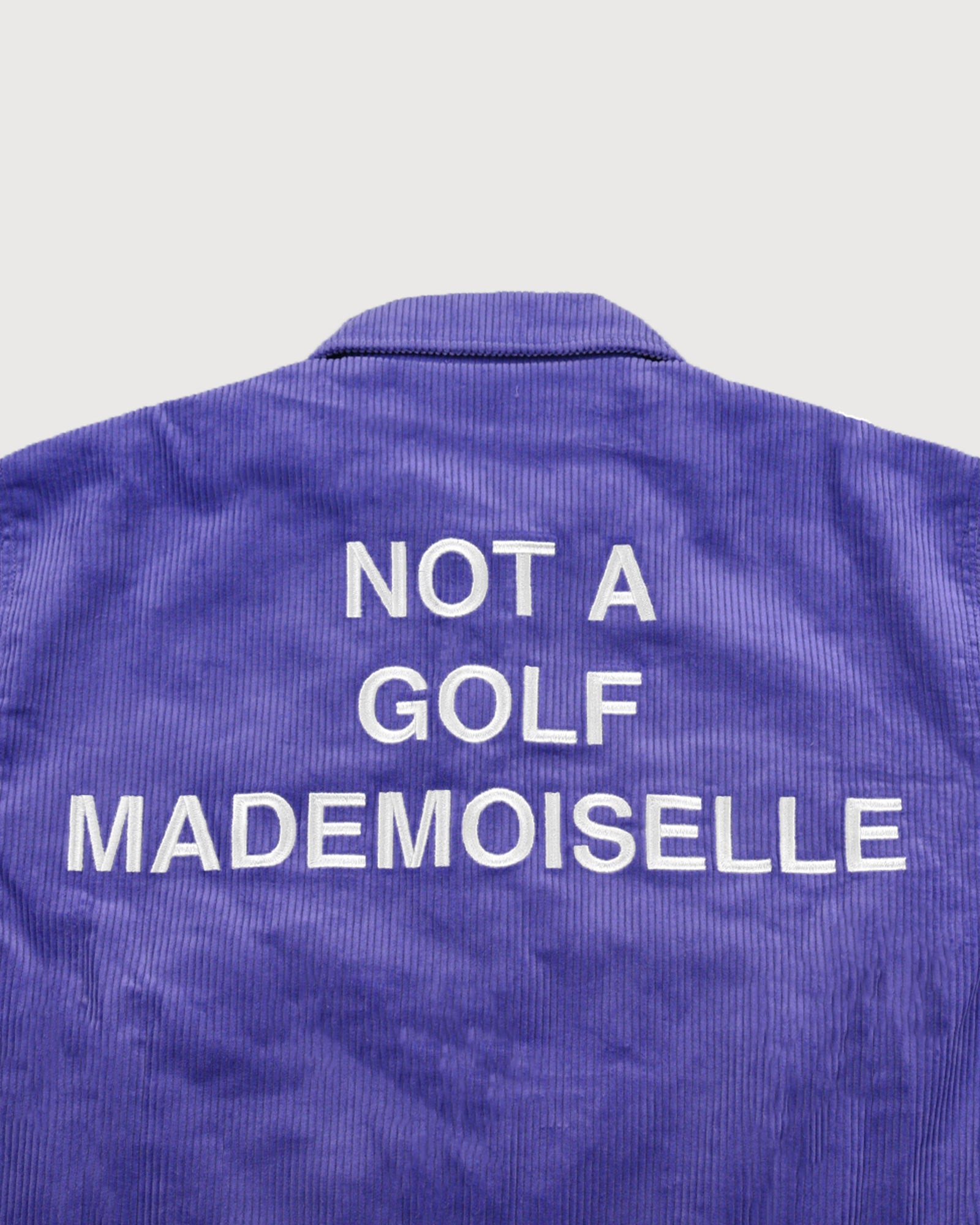 マドモアゼルコーデュロイコーチジャケット　レディースサイズ WOMEN] #MADEMOISELLE CORDUROY COACH JACKET - PURPLE - – Cph/Golf™︎