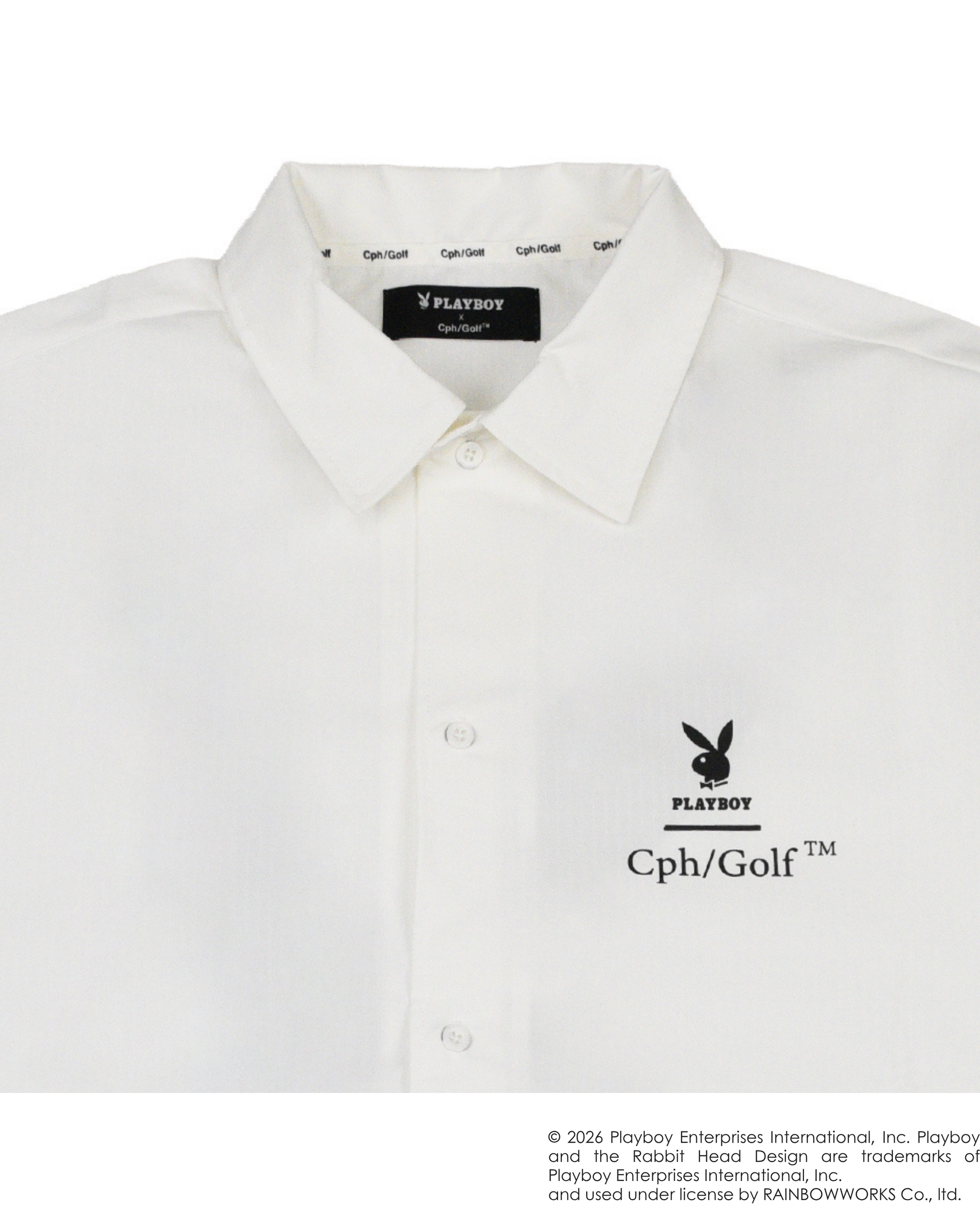 Cph/Golf×PLAYBOY バニーロゴシャツ　ゴルフ　新品　L WOMEN]PLAYBOY×Cph/Golf BUNNY LOGO RIP STOP SHIRT – Cph/Golf™︎