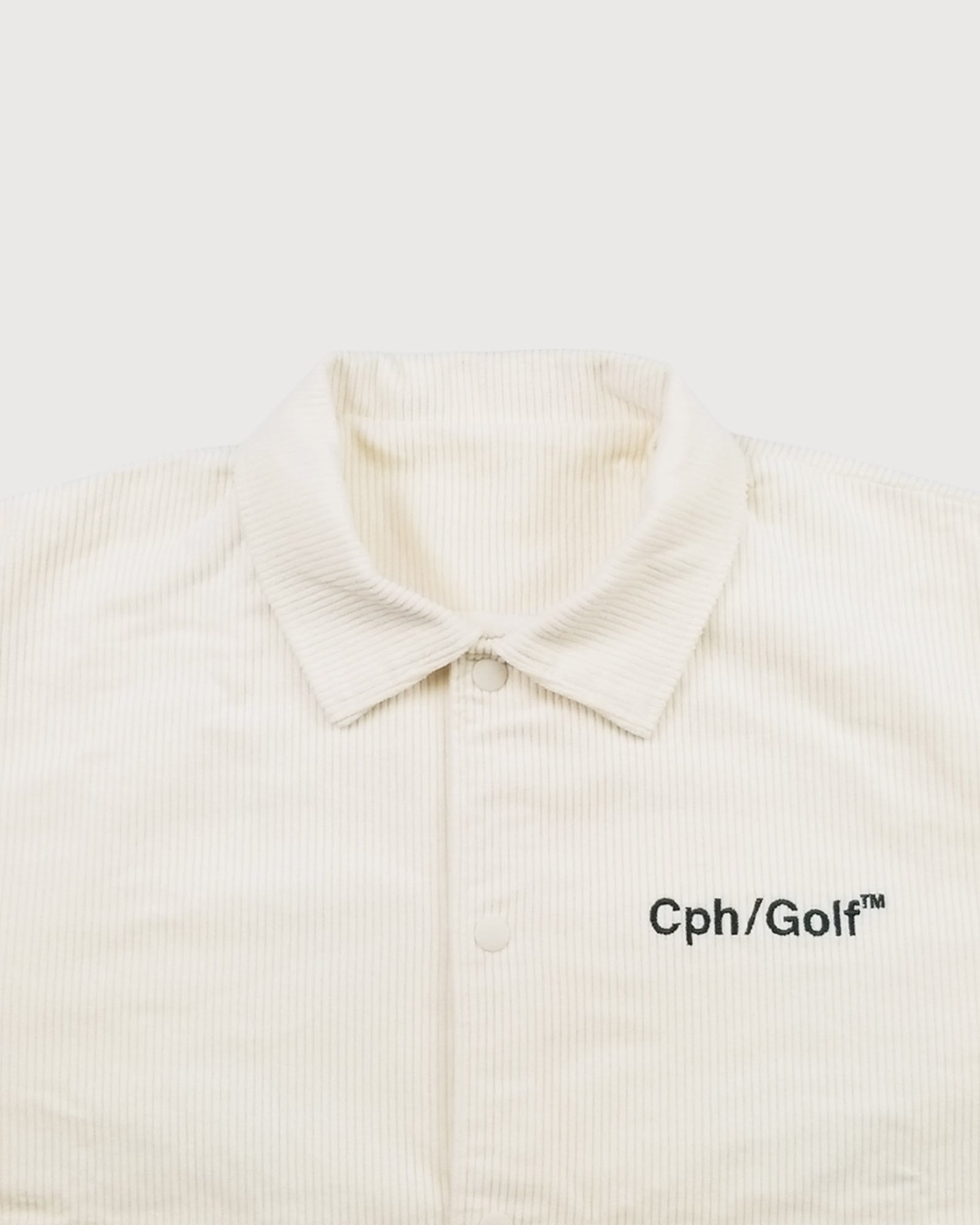 メンズウェア CPH GOLF GENTLEMAN CORDUROY COACH JACKET GENTLEMAN CORDUROY COACH JACKET - BLACK - – Cph/Golf™︎