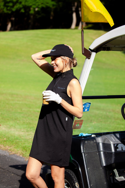 WOMEN] NO SLEEVE MOCK NECK ONE-PIECE – Cph/Golf™︎