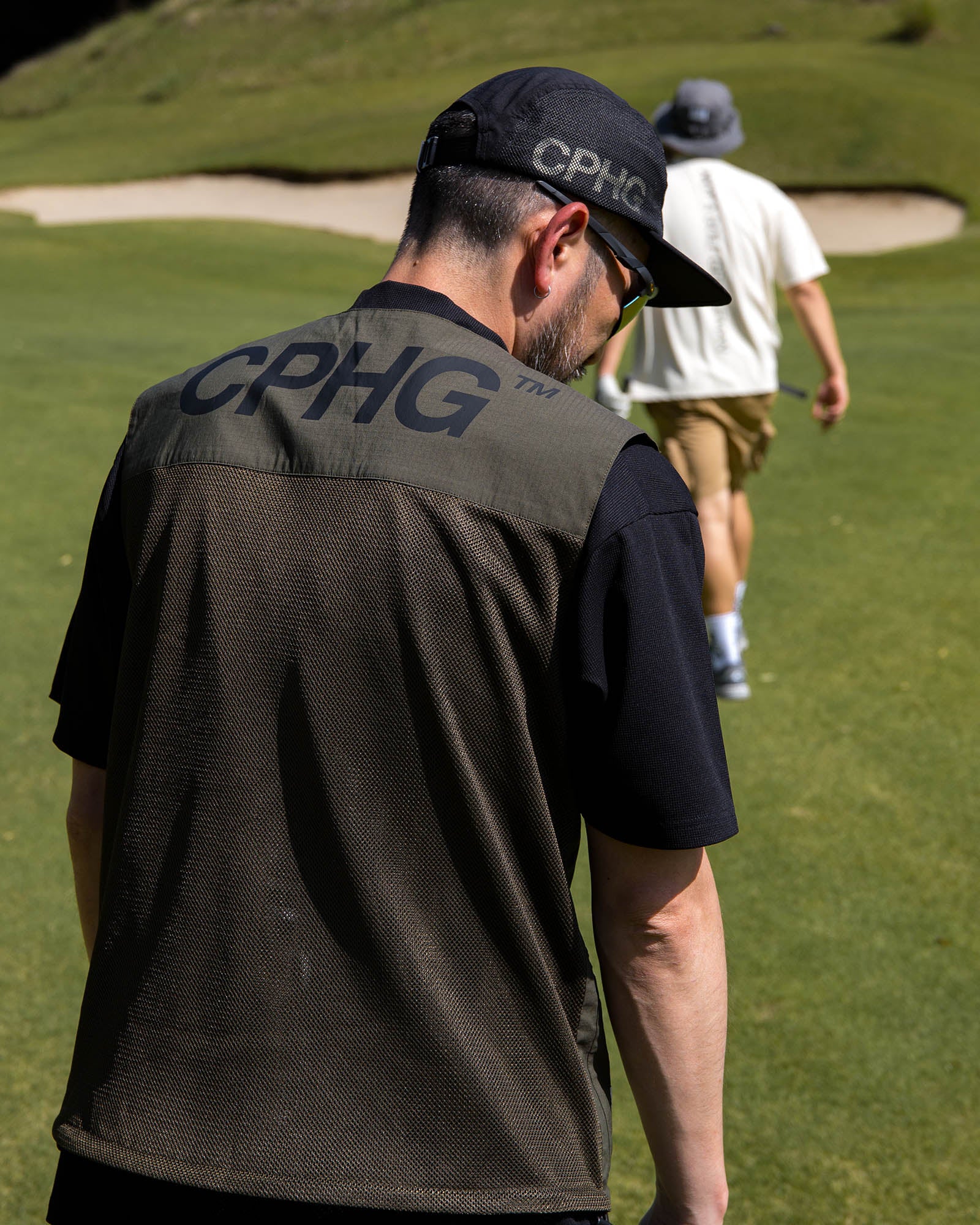 帽子 Cph/golf BRIM JET CAP CPHG SIDE MESH JET CAP - BLACK - – Cph/Golf™︎