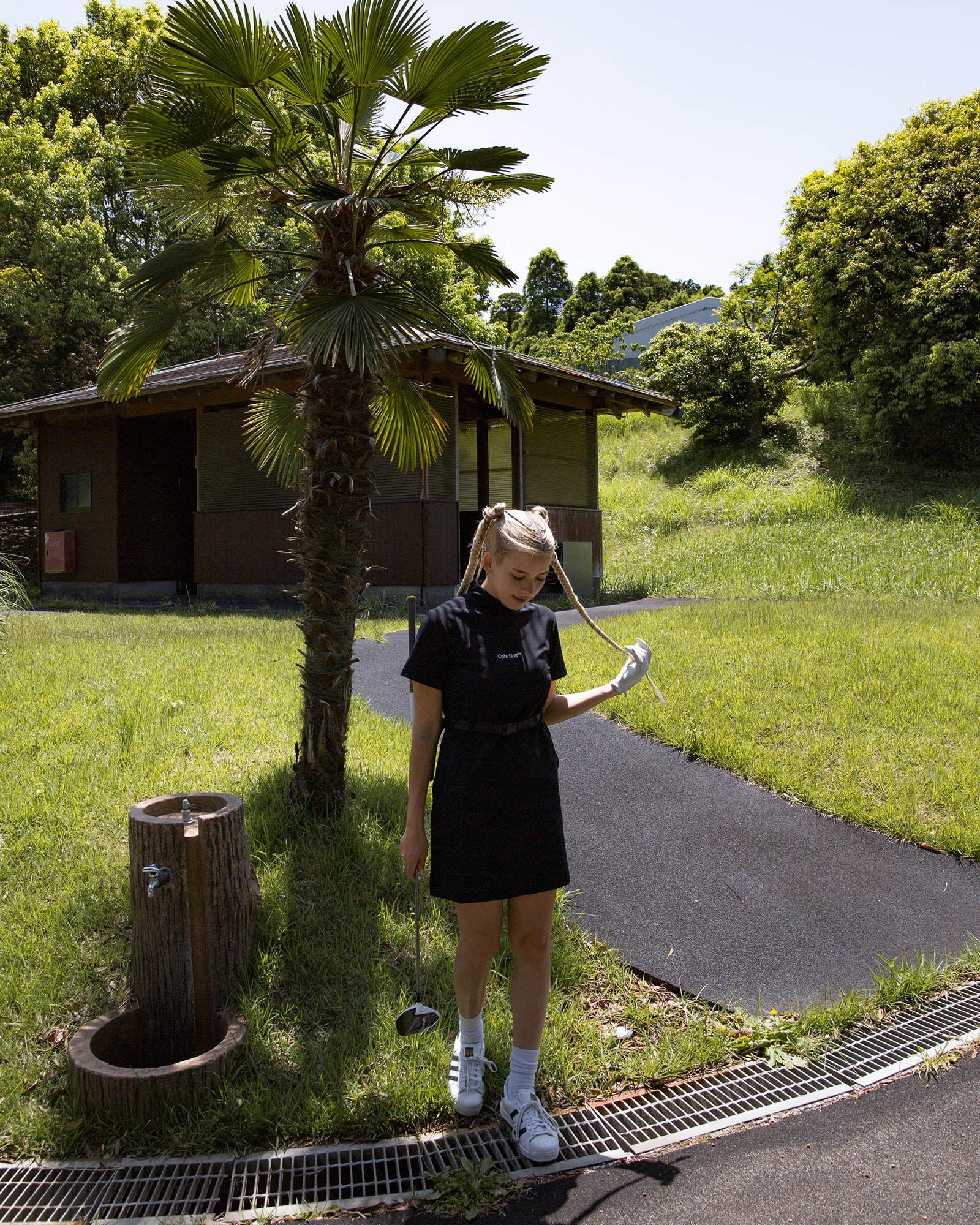 WOMENS】 #CPHG MADEMOISELLE MOCK NECK TEE - WHITE - – Cph