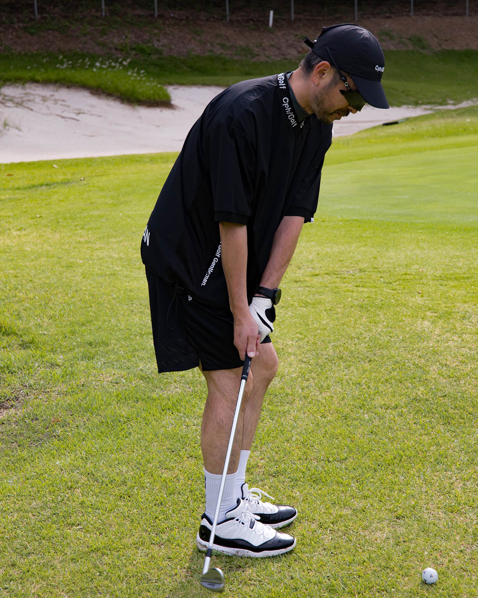 DOUBLE MESH SHORT - BLACK - – Cph/Golf™︎
