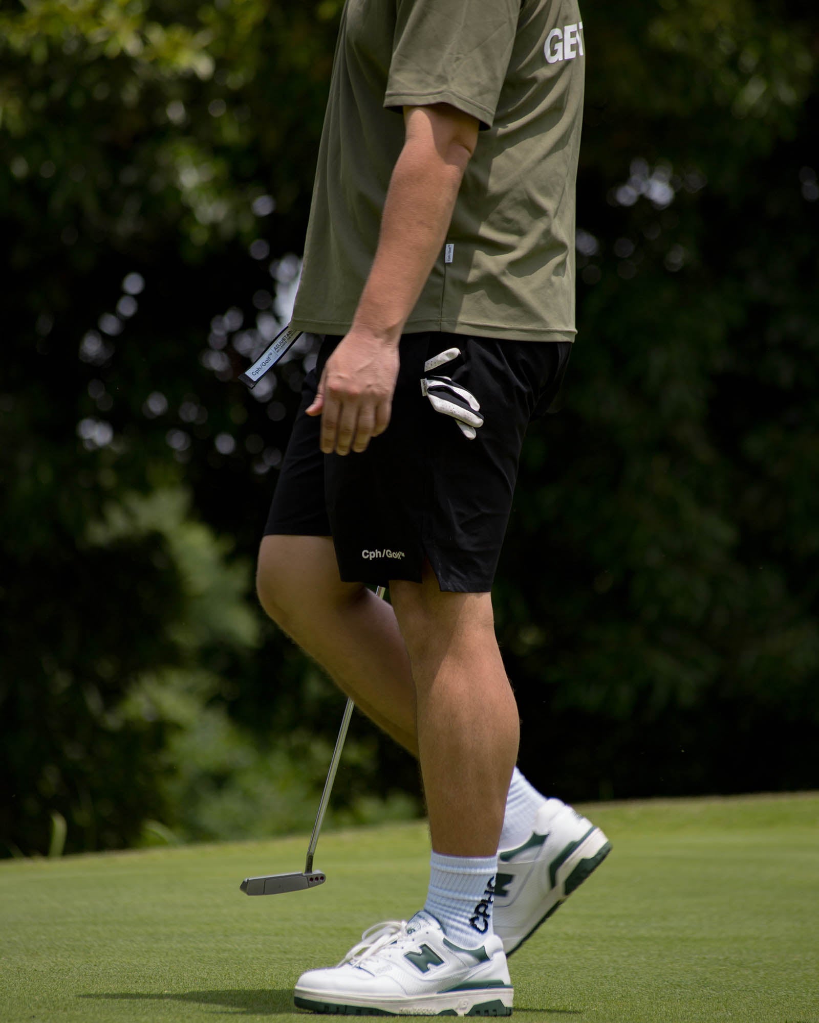 ADJUSTABLE SHORTS - BLACK - – Cph/Golf™︎