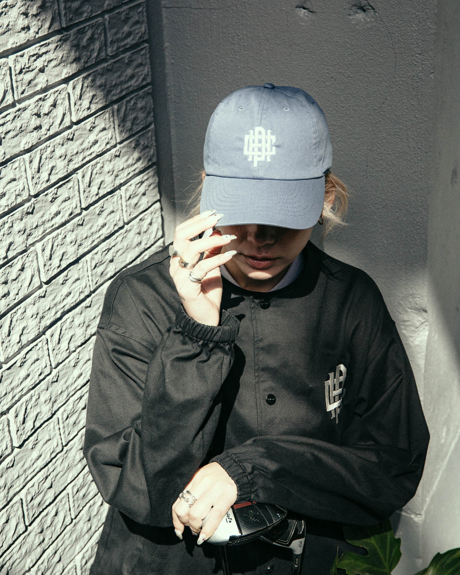 WOMENS】#OVERLAP LOGO NO COLLAR JACKET - BLACK - – Cph/Golf™︎