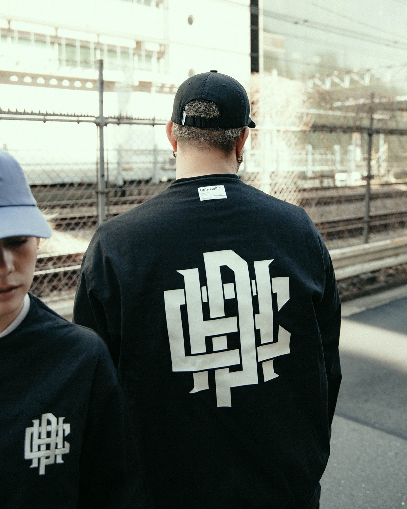 OVERLAP LOGO NO COLLAR JACKET - BLACK - – Cph/Golf™︎