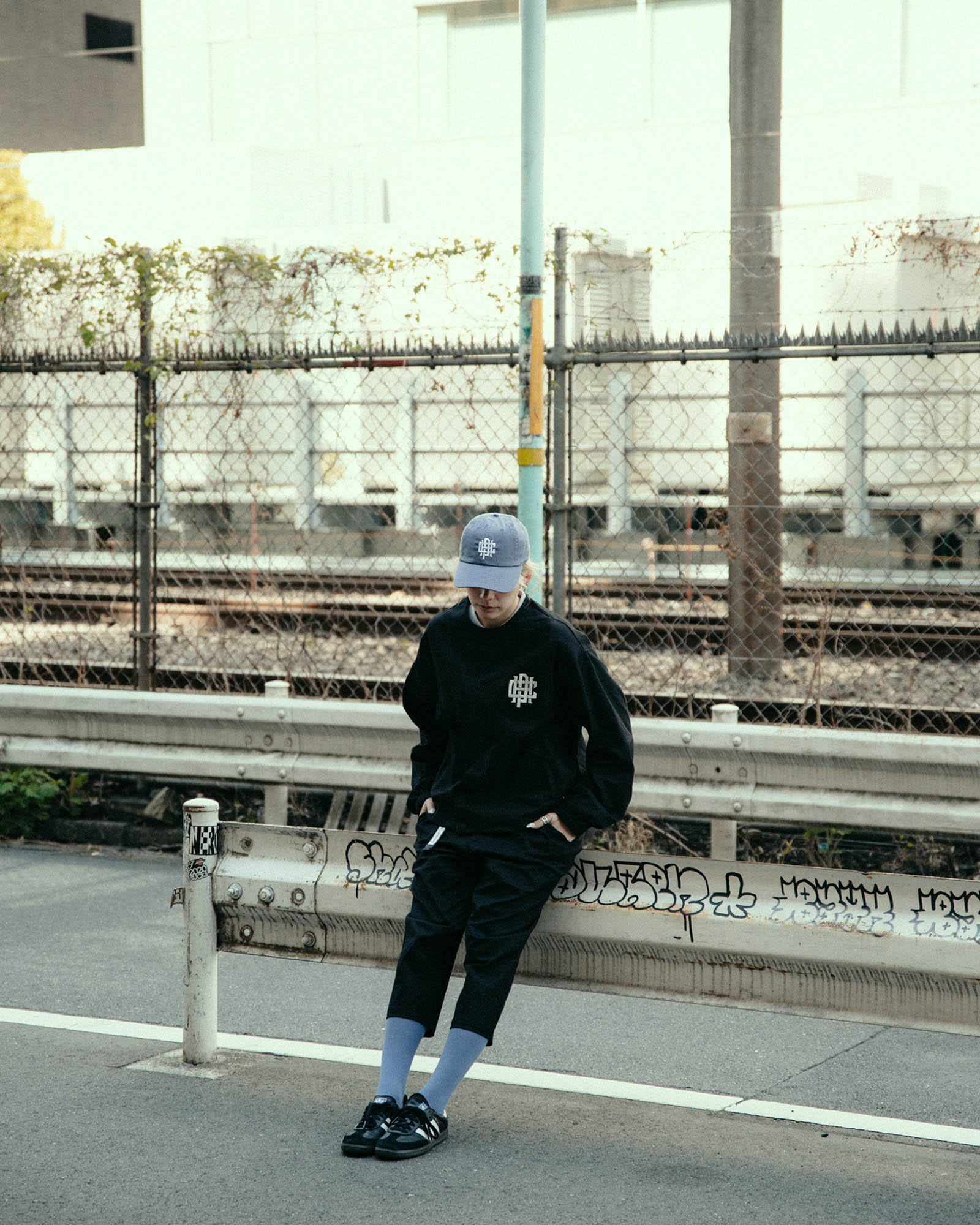 WOMENS】#OVERLAP LOGO NO COLLAR JACKET - BLACK - – Cph/Golf™︎