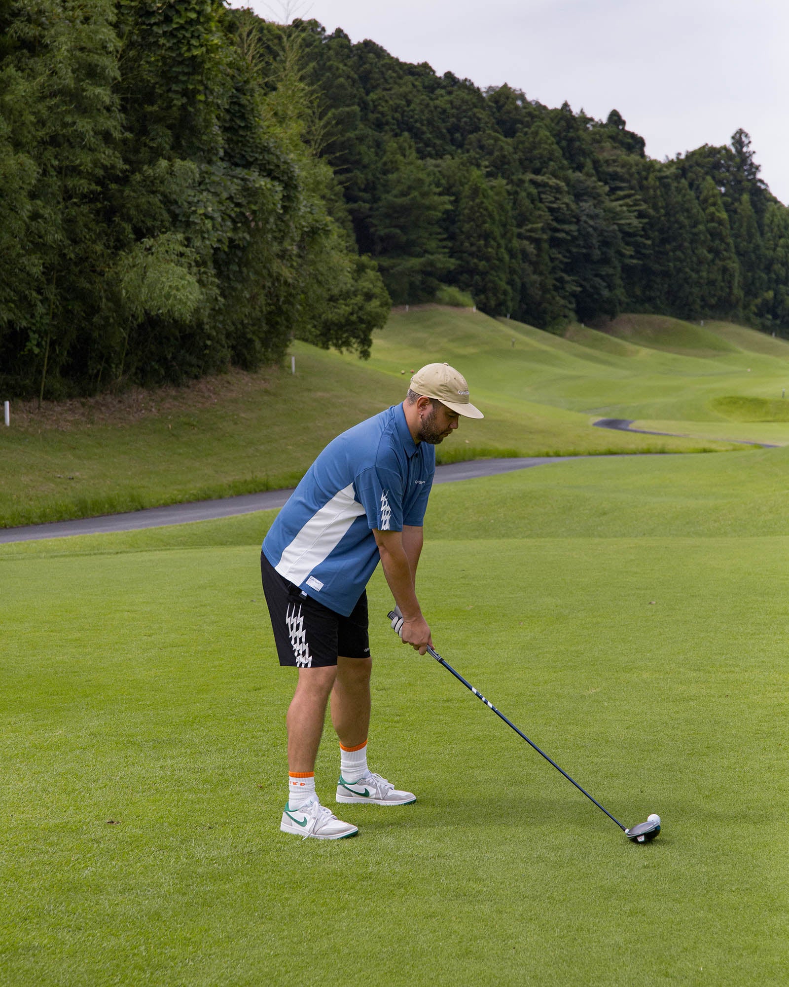 THUNDER STRIPES POLO 衫- 蓝色- – Cph/Golf™︎