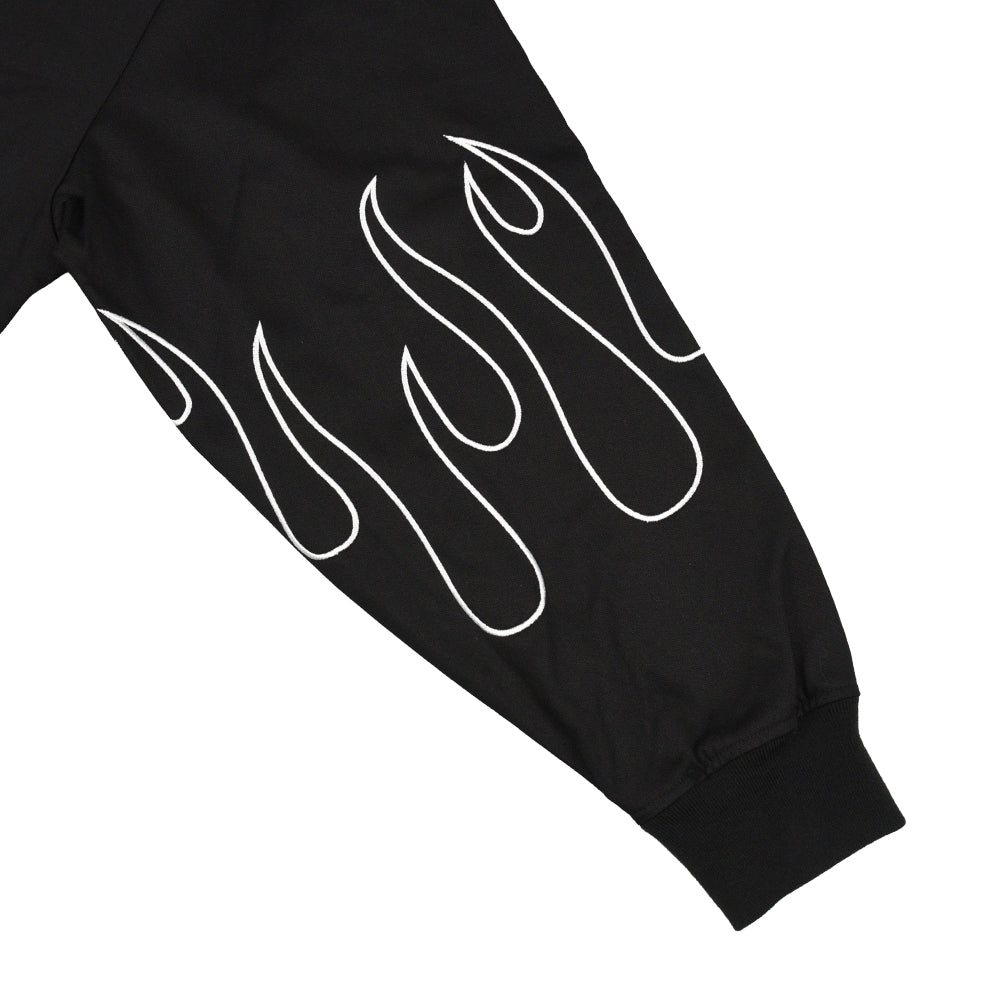 FIRE SLEEVE COTTON TRACK BLOUSON BLACK – Cph/Golf™︎