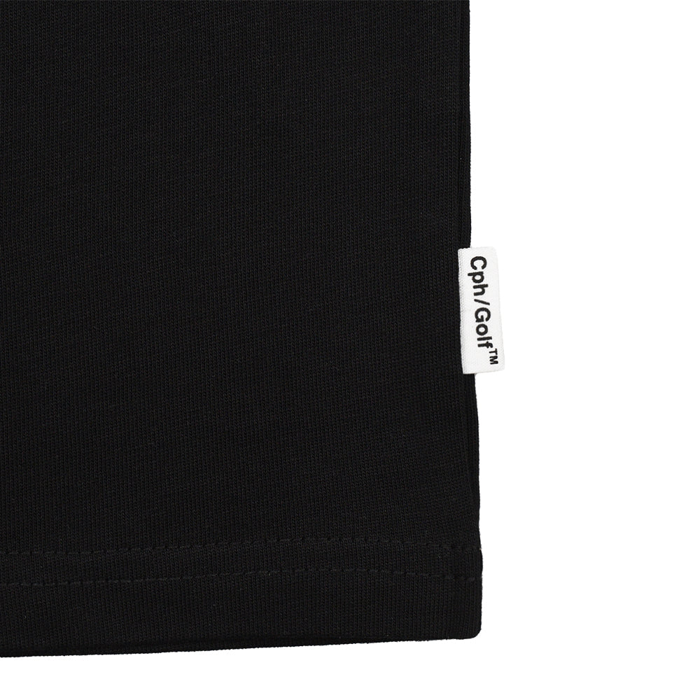 NO PAR HALF MOCK NECK TEE BLACK – Cph/Golf™︎