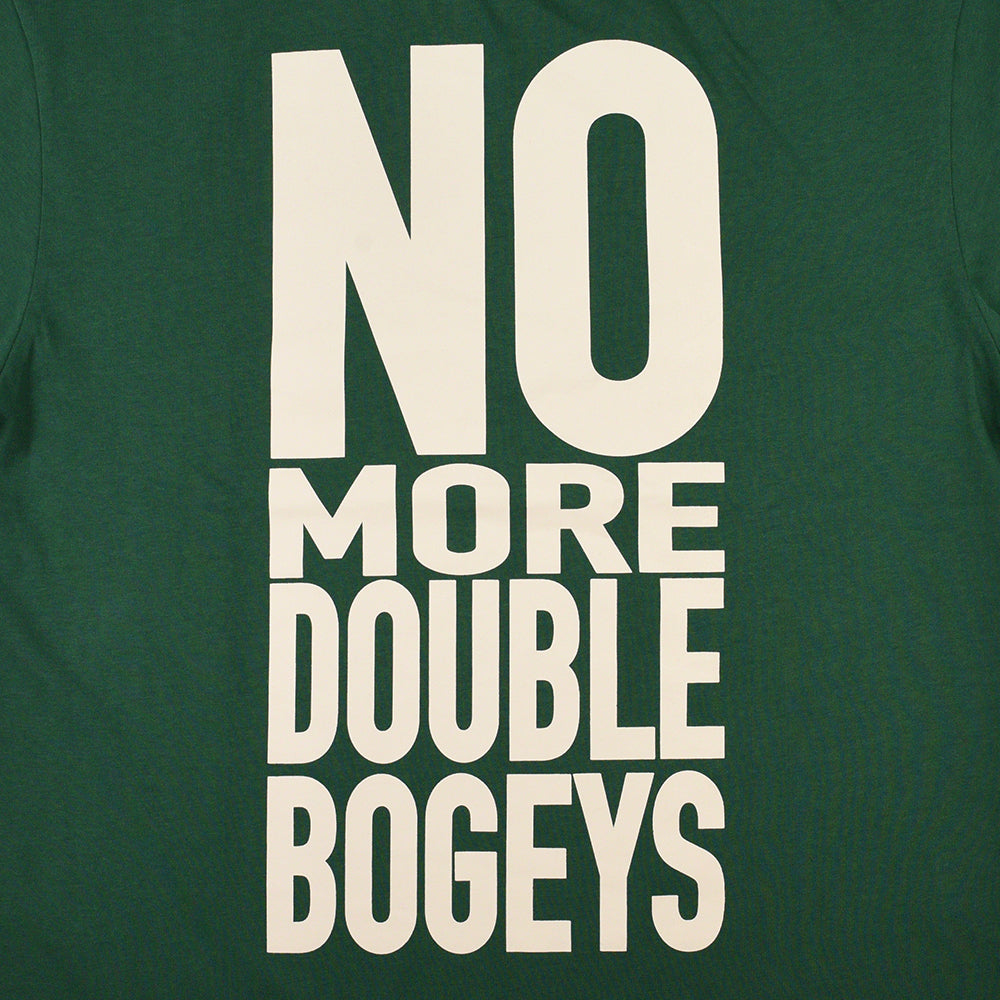 NO MORE DOUBLE BOGEYS HALF MOCK NECK TEE GREEN – Cph/Golf™︎