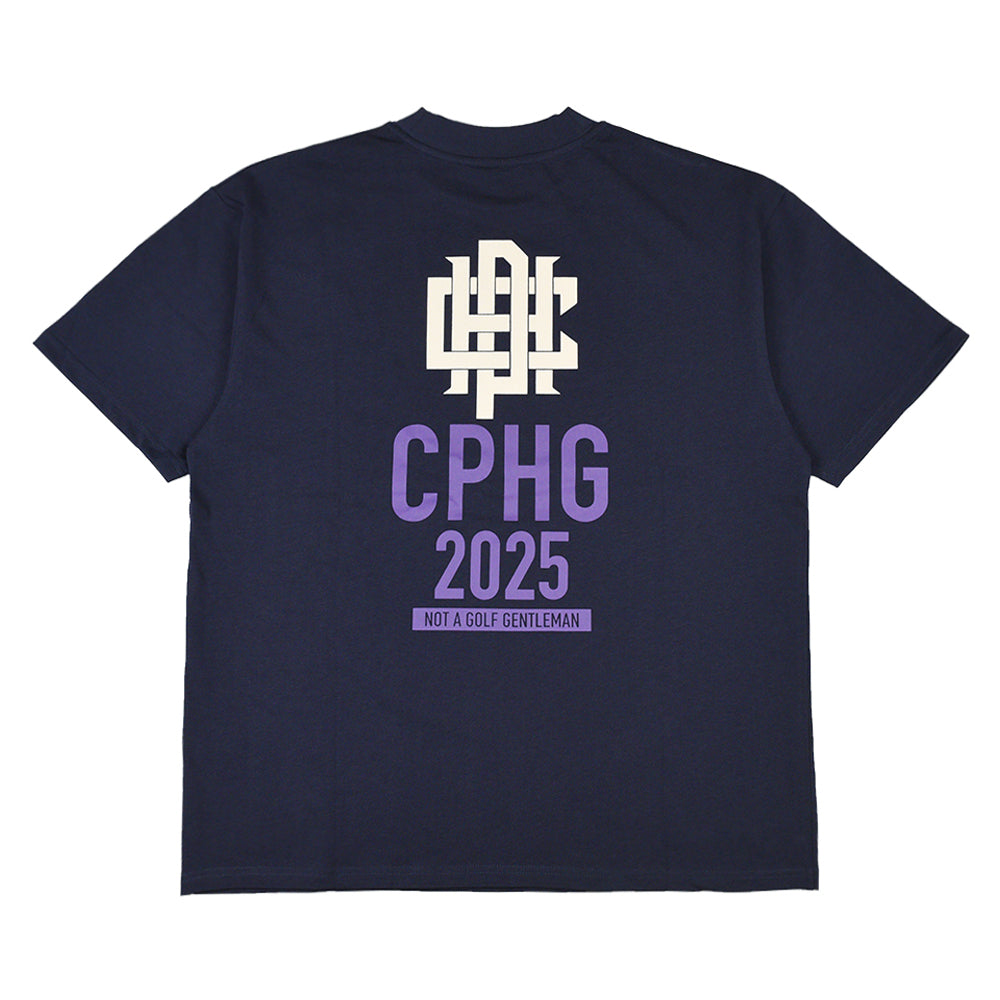 STOP SHANK HALF MOCK NECK TEE NAVY BLUE – Cph/Golf™︎