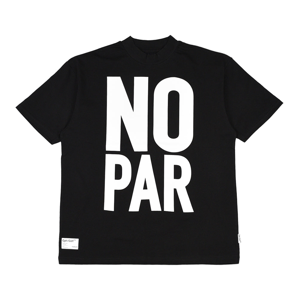 NO PER ハーフモックネックシャツ　L WOMEN] #NO PAR HALF MOCK NECK TEE BLACK – Cph/Golf™︎