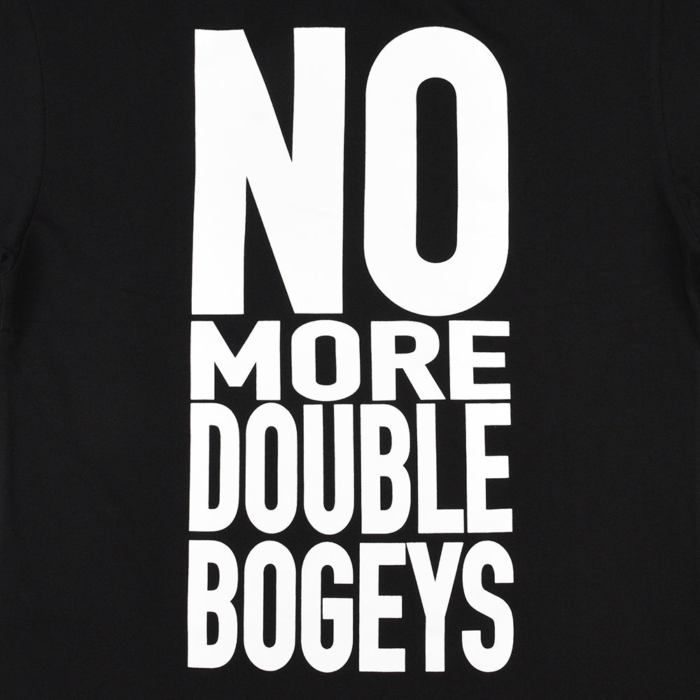 WOMEN] #NO MORE DOUBLE BOGEYS HALF MOCK NECK TEE BLACK – Cph/Golf™︎