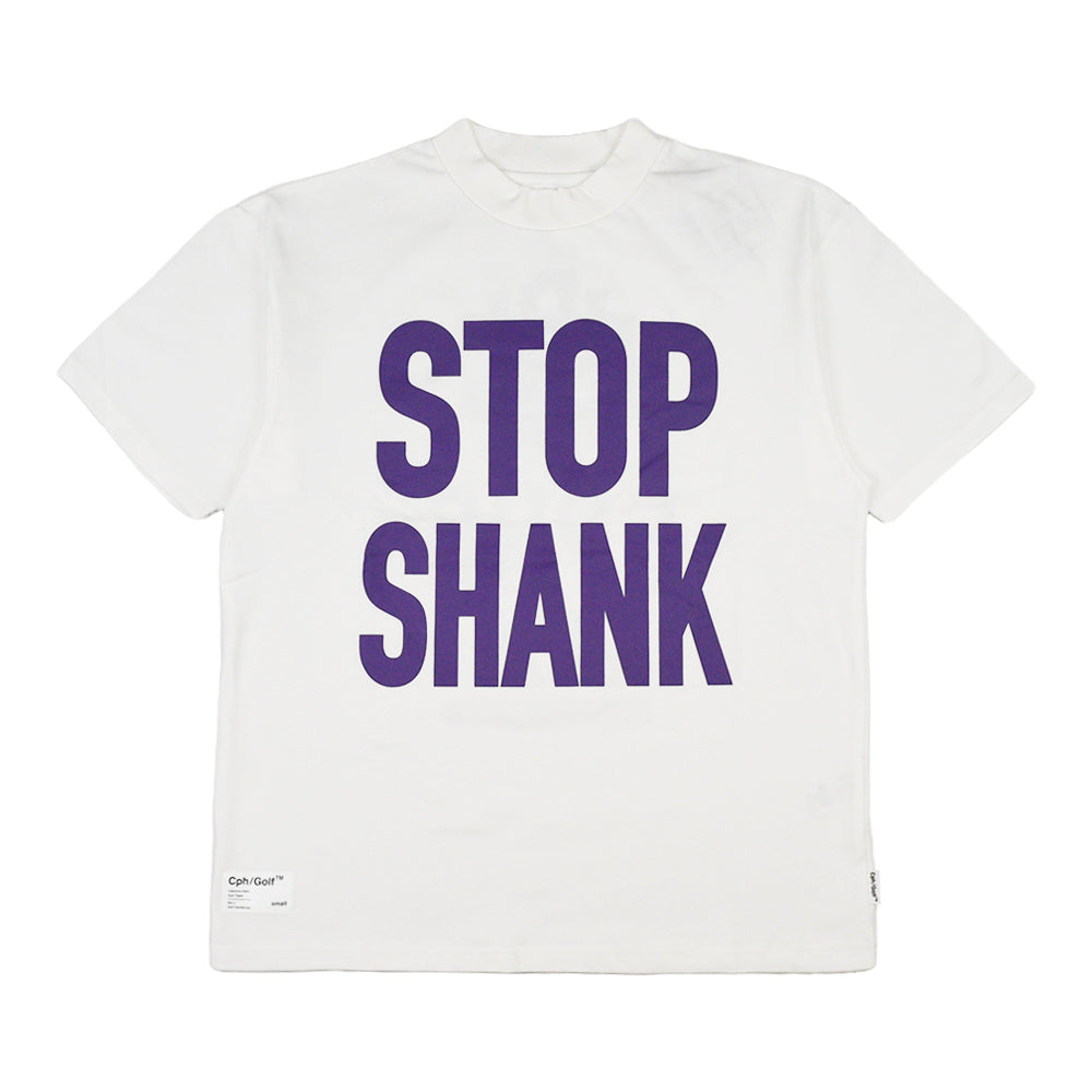 WOMEN] #STOP SHANK HALF MOCK NECK TEE WHITE – Cph/Golf™︎