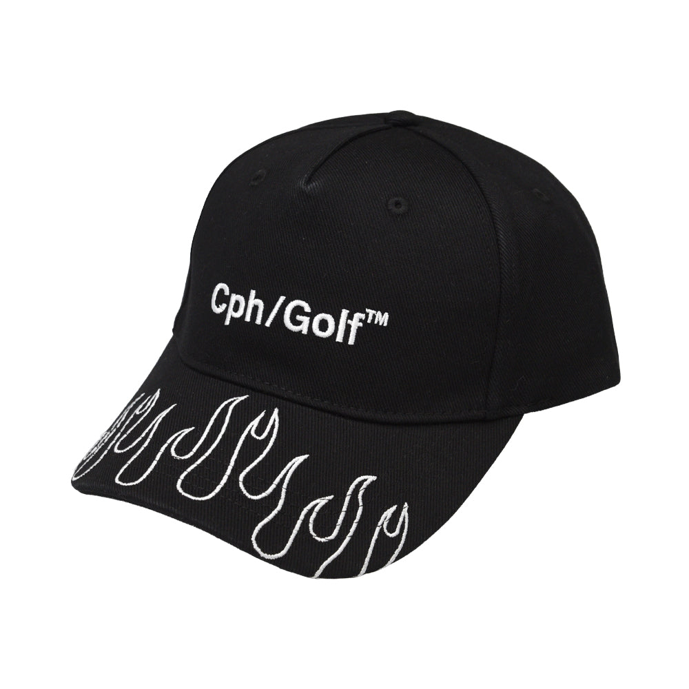 Cph/Golf™ 黒 キャップ K.C.C. Cph/Golf™ 黒 キャップ K.C.C.