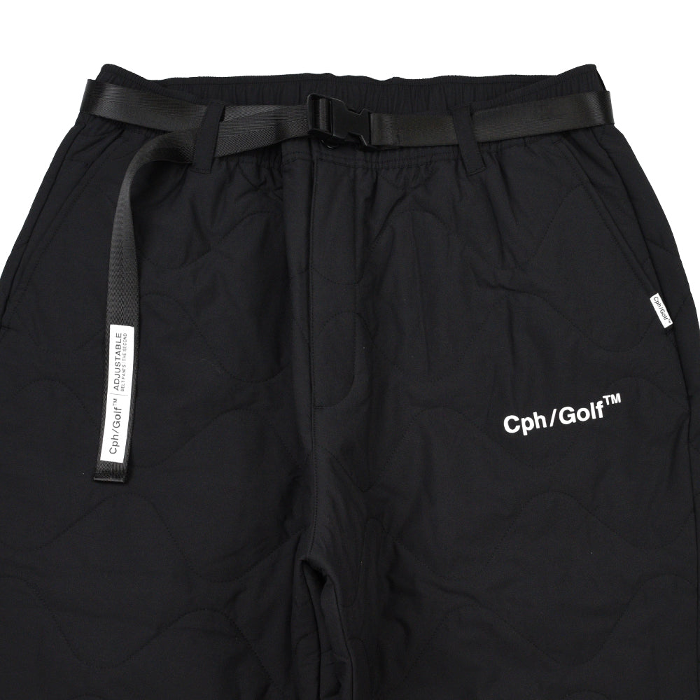 BICOLOR QUILTING JOGGER PANTS BLACK – Cph/Golf™︎