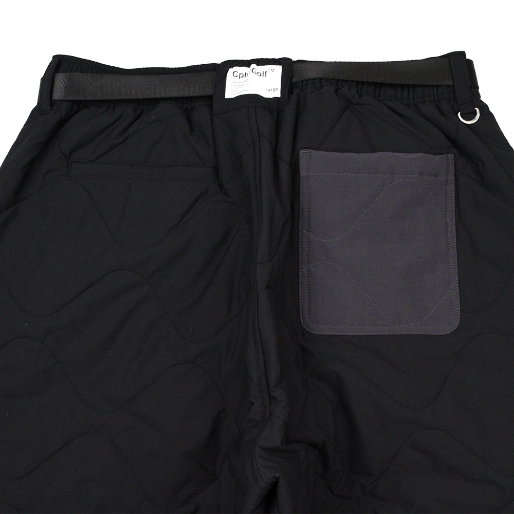 BICOLOR QUILTING JOGGER PANTS BLACK – Cph/Golf™︎