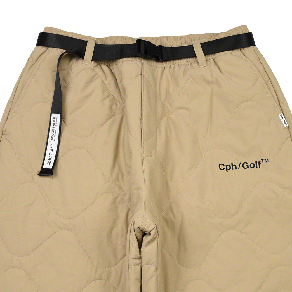 Cph/Golf™ ベージュパンツ 調整可能ベルト付き Cph/Golf™ ベージュパンツ 調整可能ベルト付き
