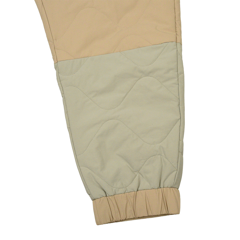 BICOLOR QUILTING JOGGER PANTS BEIGE – Cph/Golf™︎
