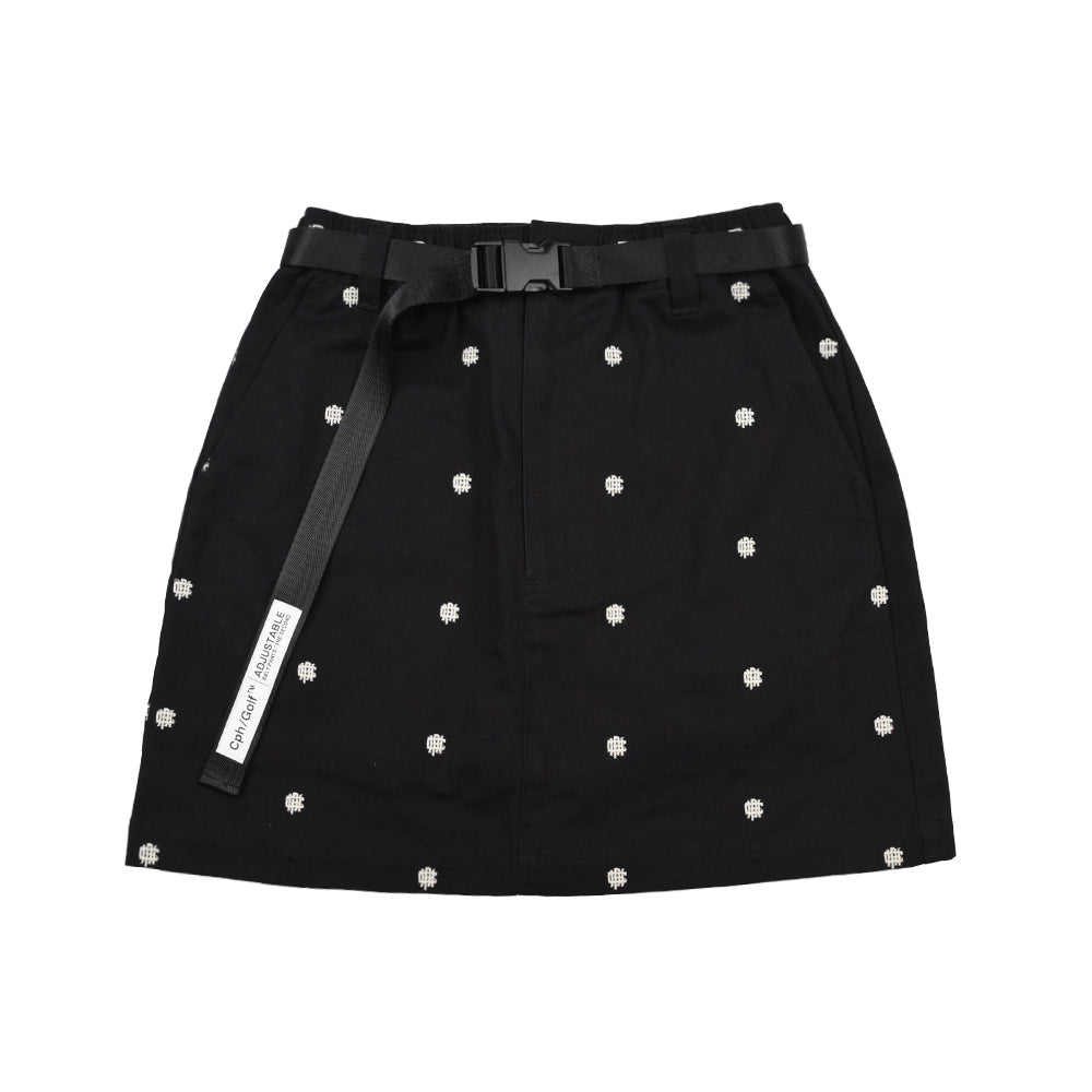 タイムセールCph/Golf スカートOVERLAP LOGO 2 TUCK OVERLAP LOGO 2 TUCK SKIRT BLACK – Cph/Golf™︎