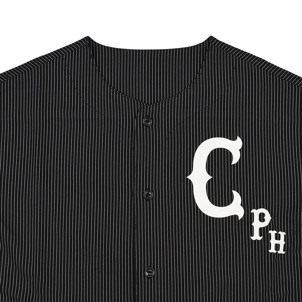 CLASSIC BB COTTON NO COLLAR SHIRT BLACK WHITE – Cph/Golf™︎