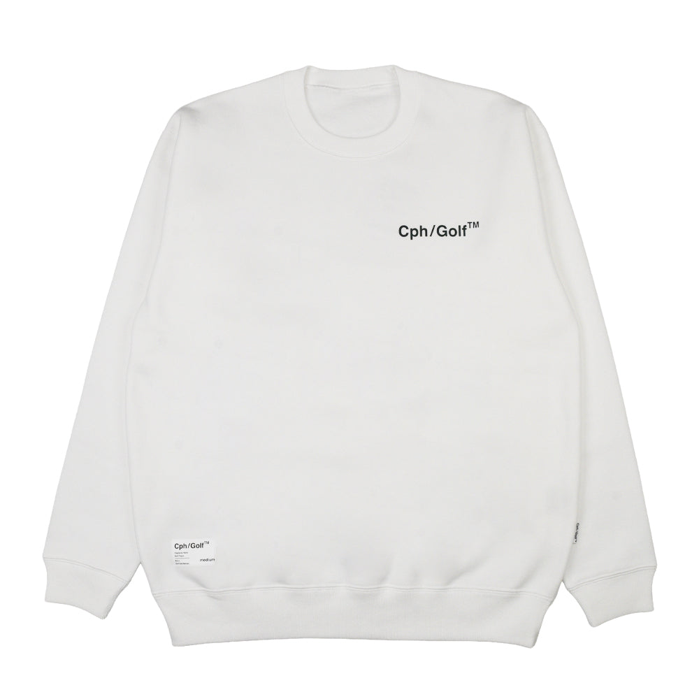 GENTLEMAN SWEAT PULLOVER WHITE – Cph/Golf™︎