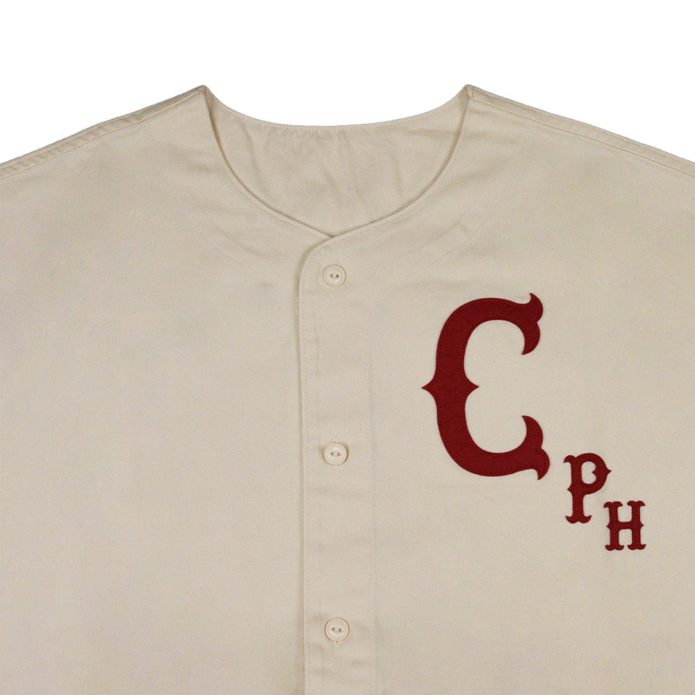 CLASSIC BB COTTON NO COLLAR SHIRT CREAM RED – Cph/Golf™︎