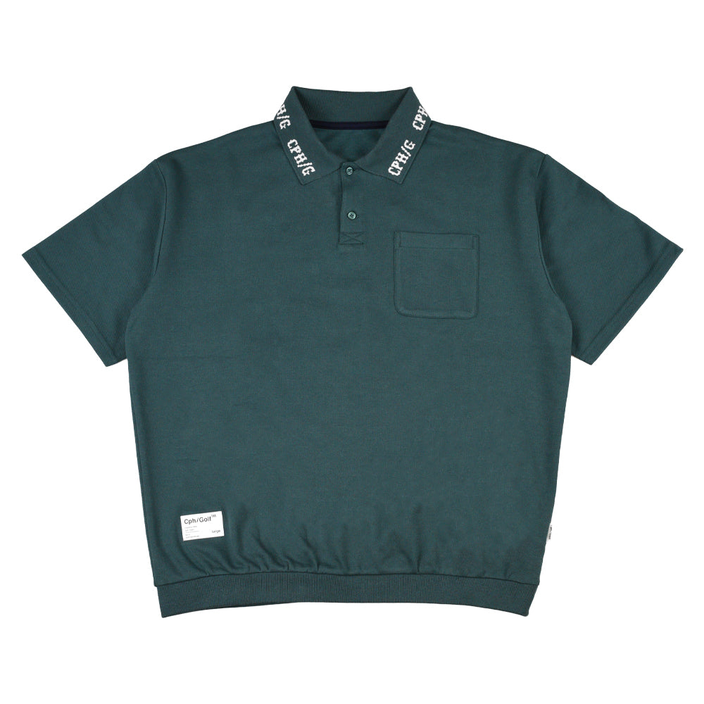 CLASSIC COTTON RIB POLO SHIRT GREEN – Cph/Golf™︎