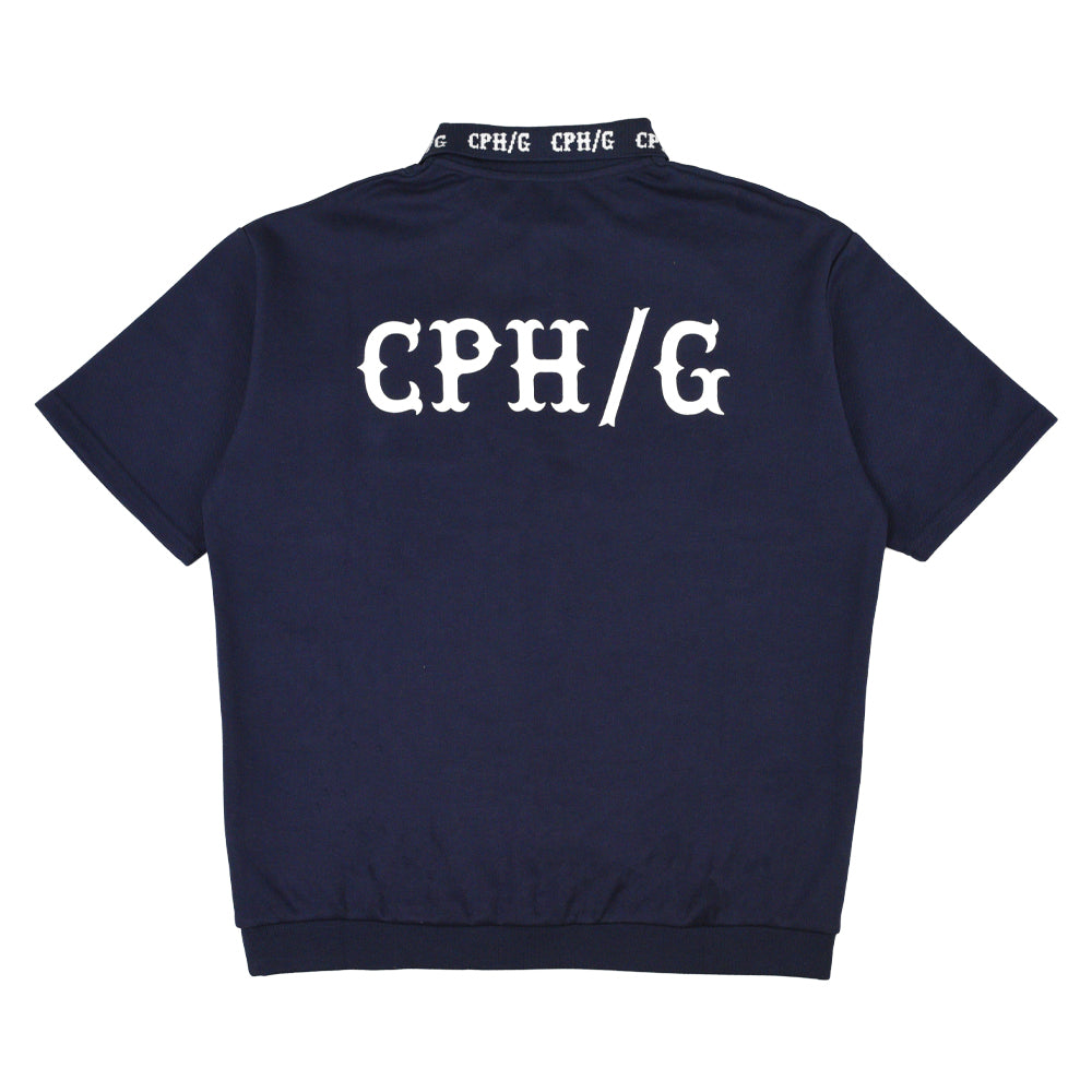 CLASSIC COTTON RIB POLO SHIRT NAVY – Cph/Golf™︎
