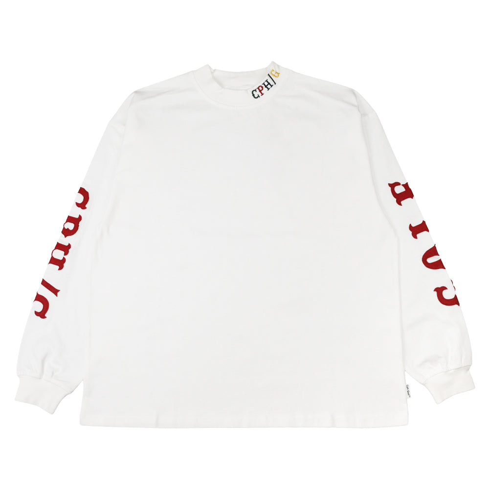 CLASSIC SLEEVE WAPPEN LS MOCK NECK TEE RED – Cph/Golf™︎